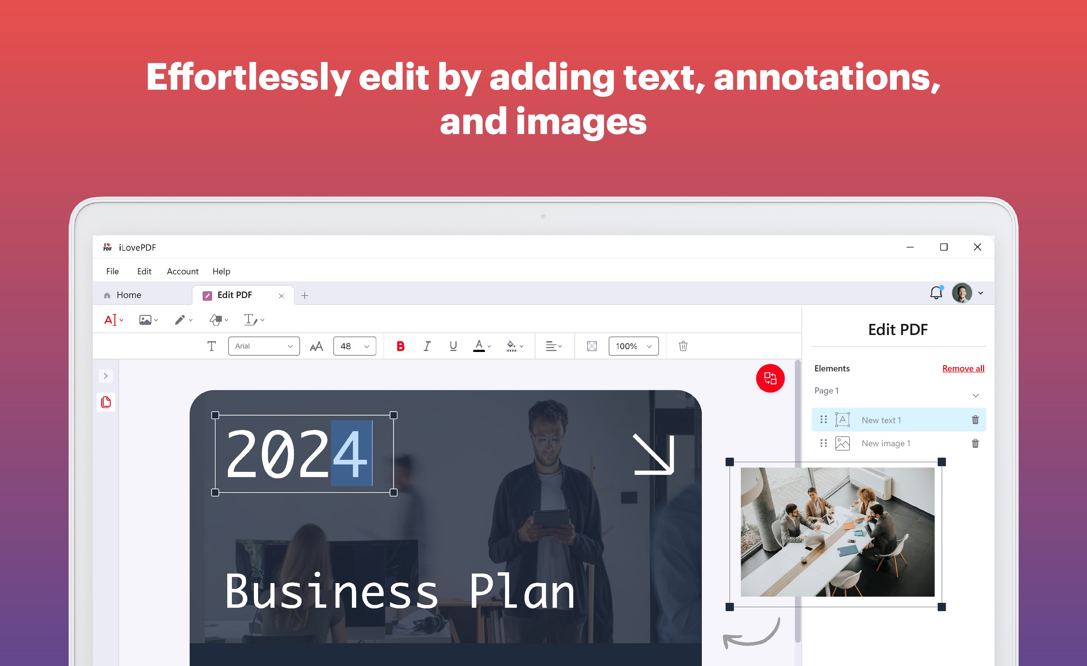 iLovePDF: PDF Reader and Editor screenshot