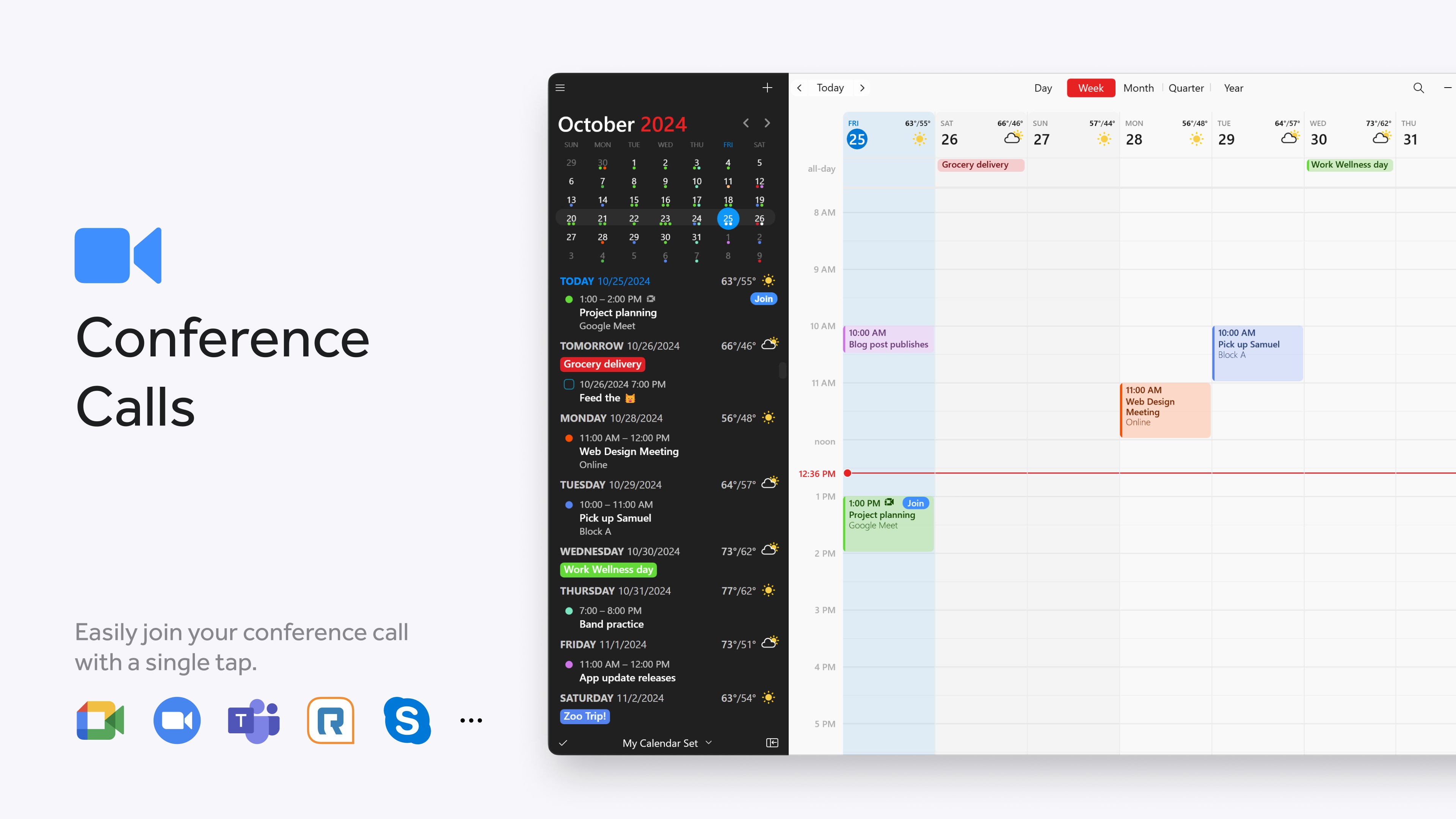 Fantastical screenshot