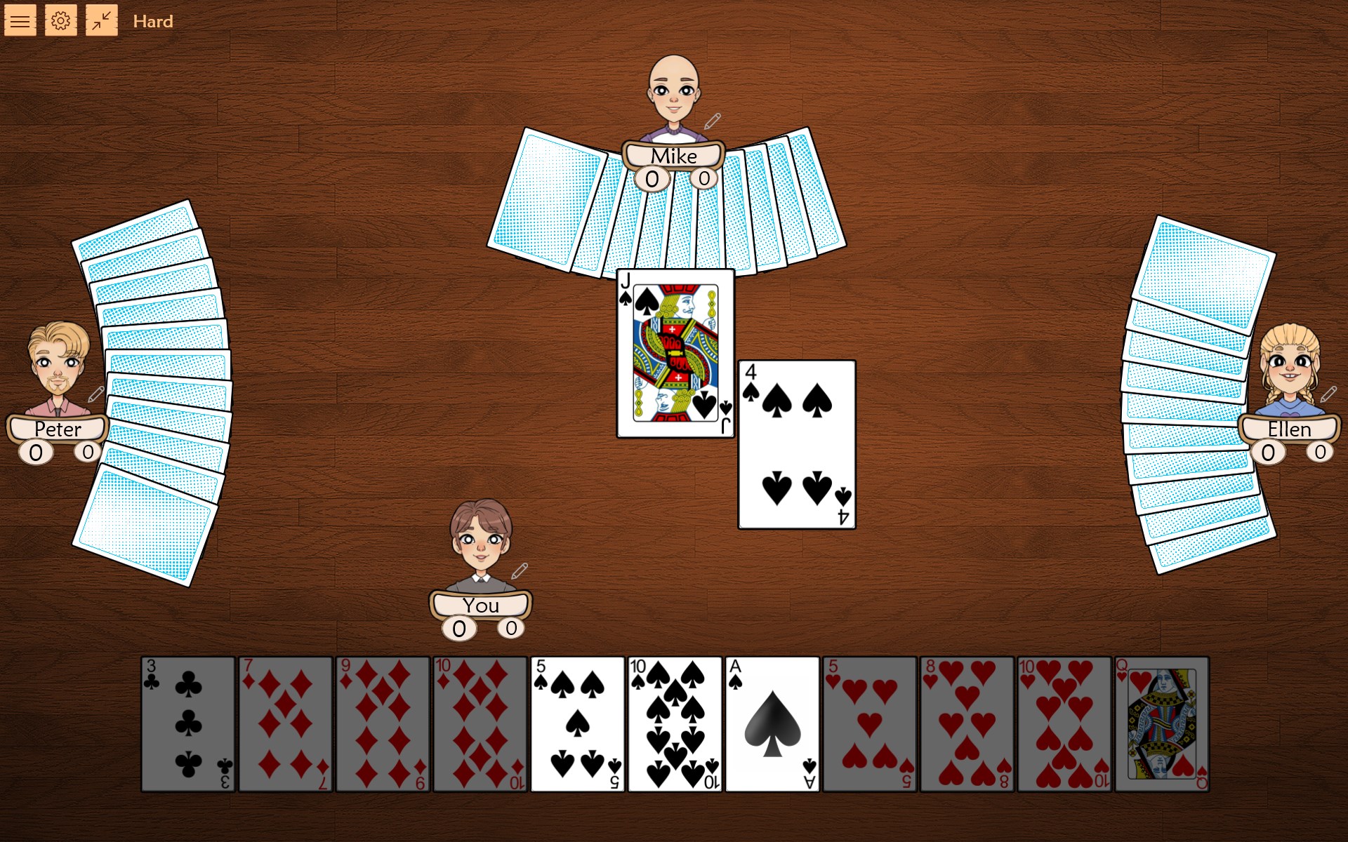 Hearts Pro screenshot