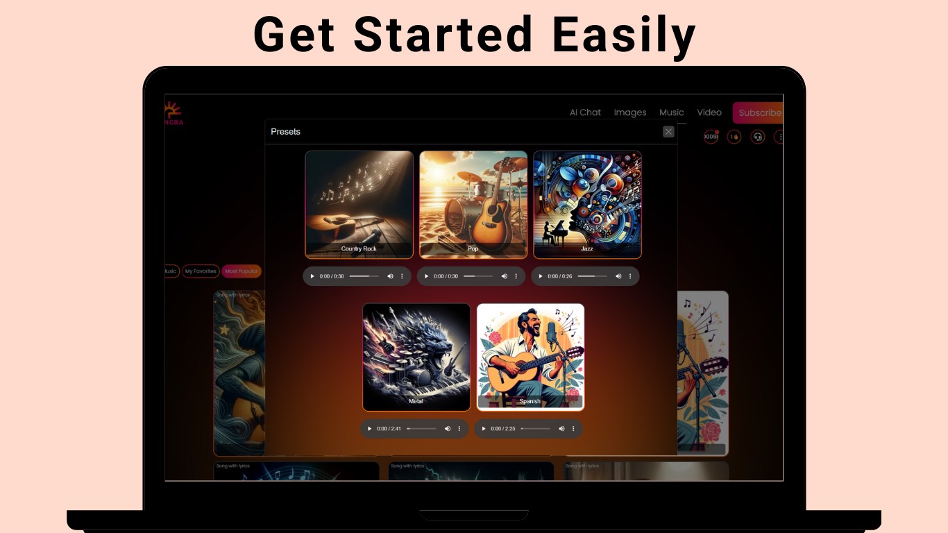 Tangra AI Music screenshot