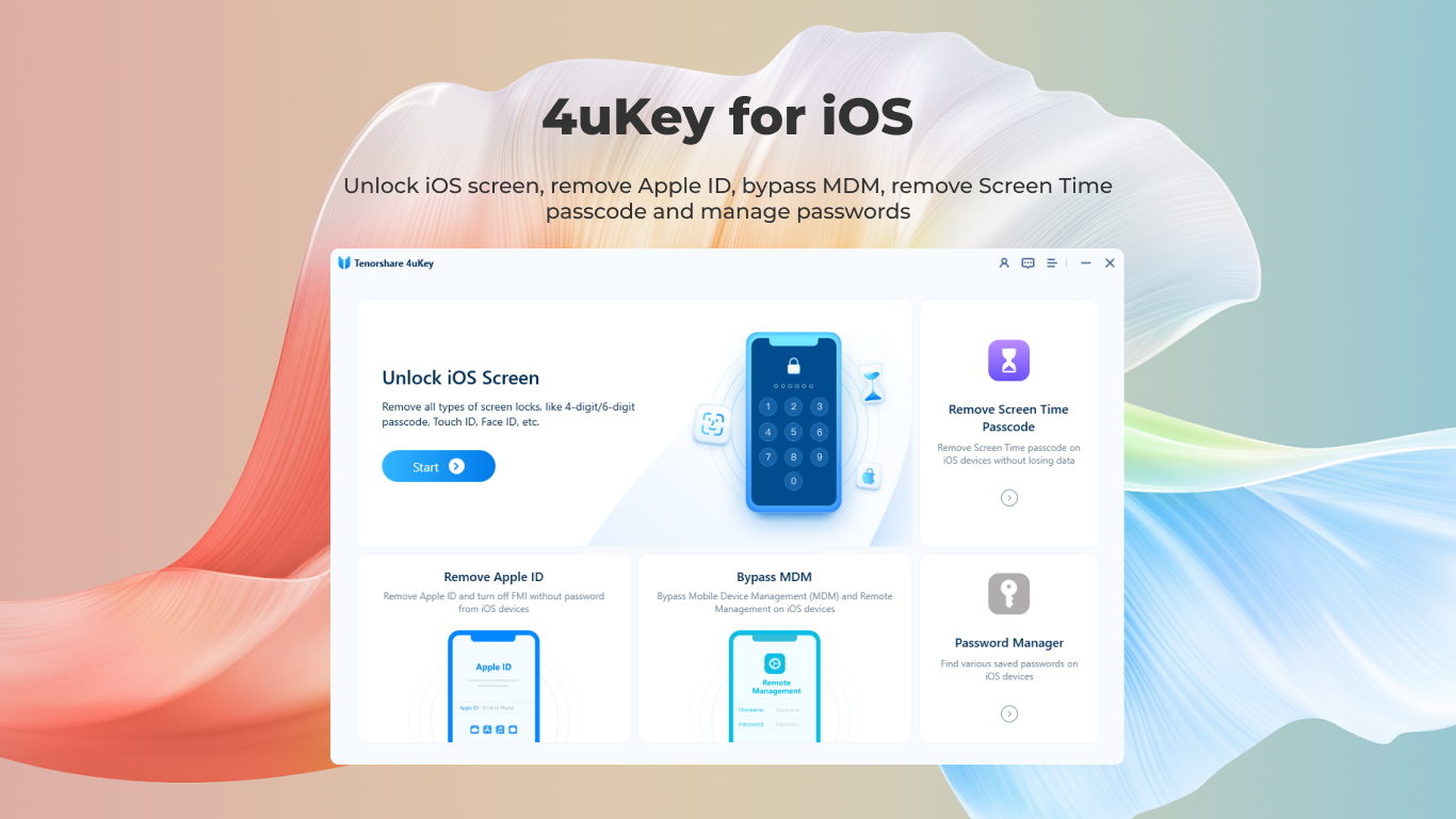 4uKey for iOS screenshot