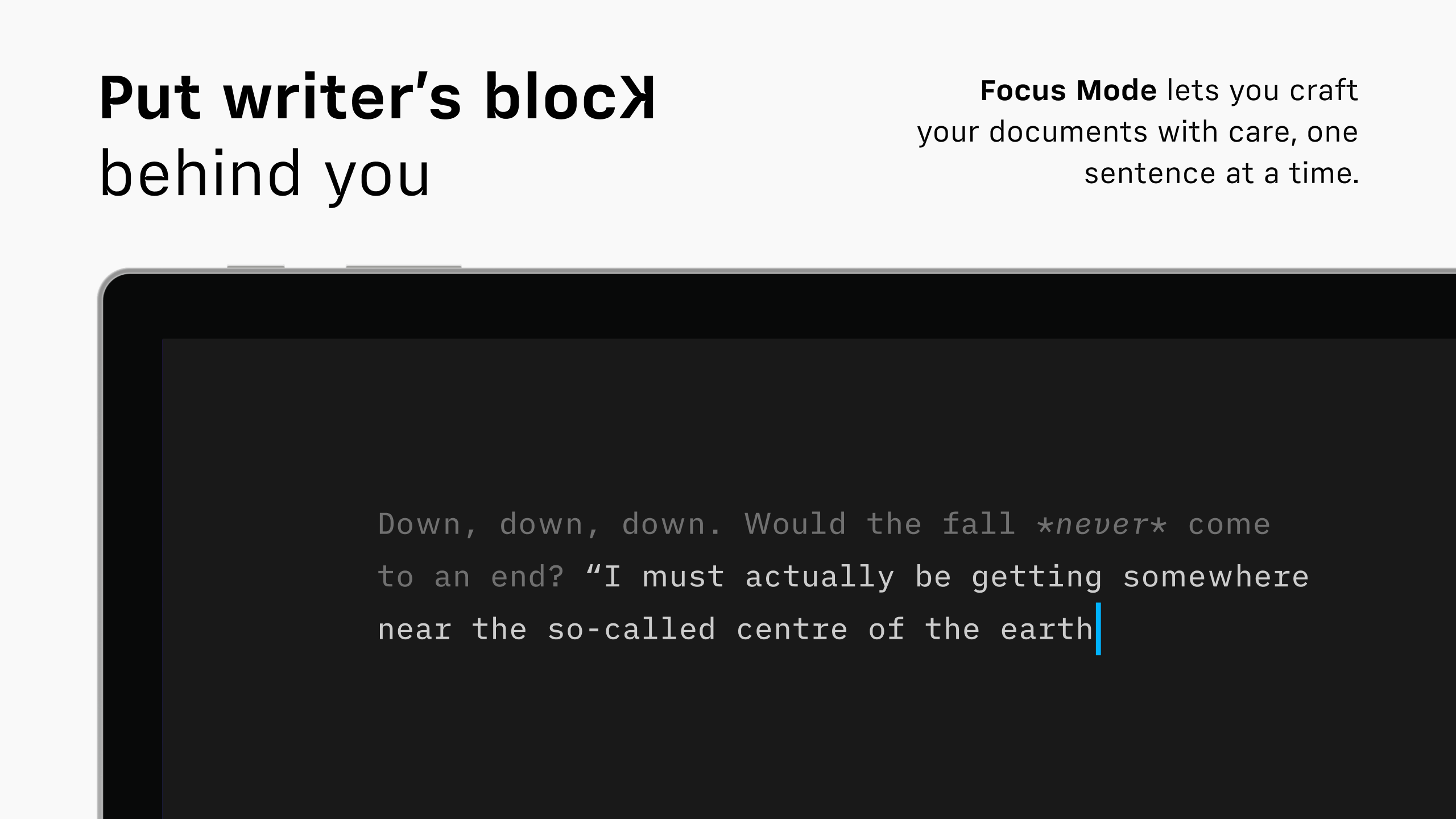 iA Writer screenshot