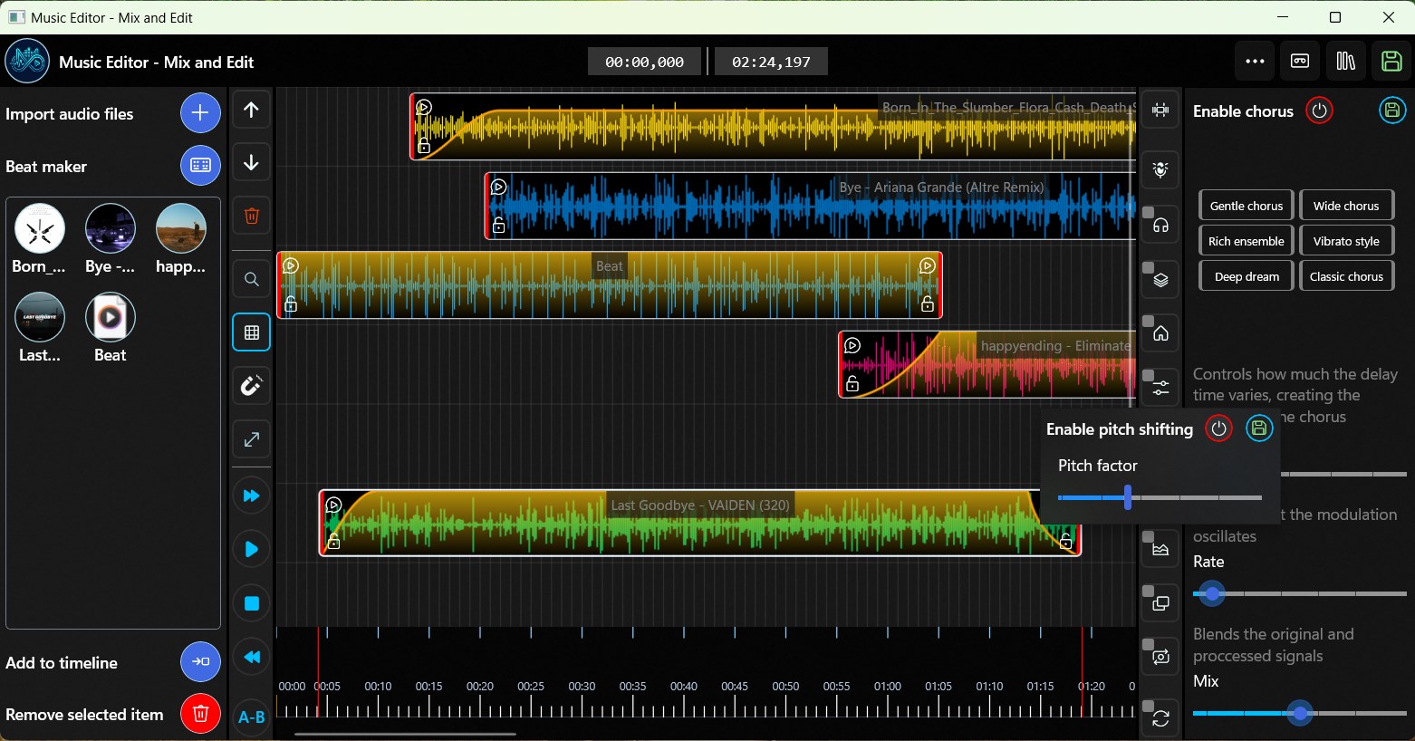 Music Editor - Mix and Edit screenshot