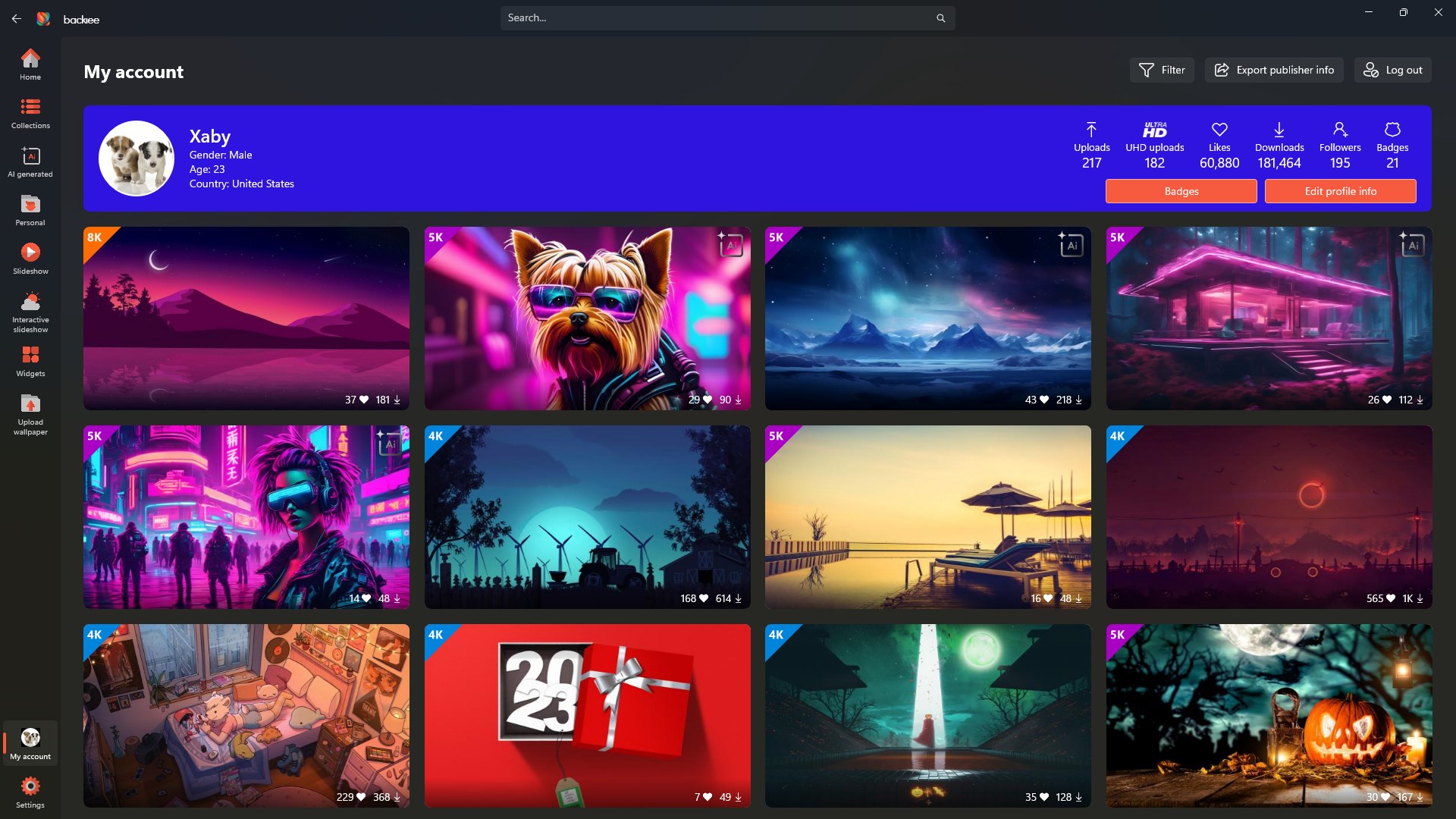 backiee - Wallpaper Studio 10 screenshot