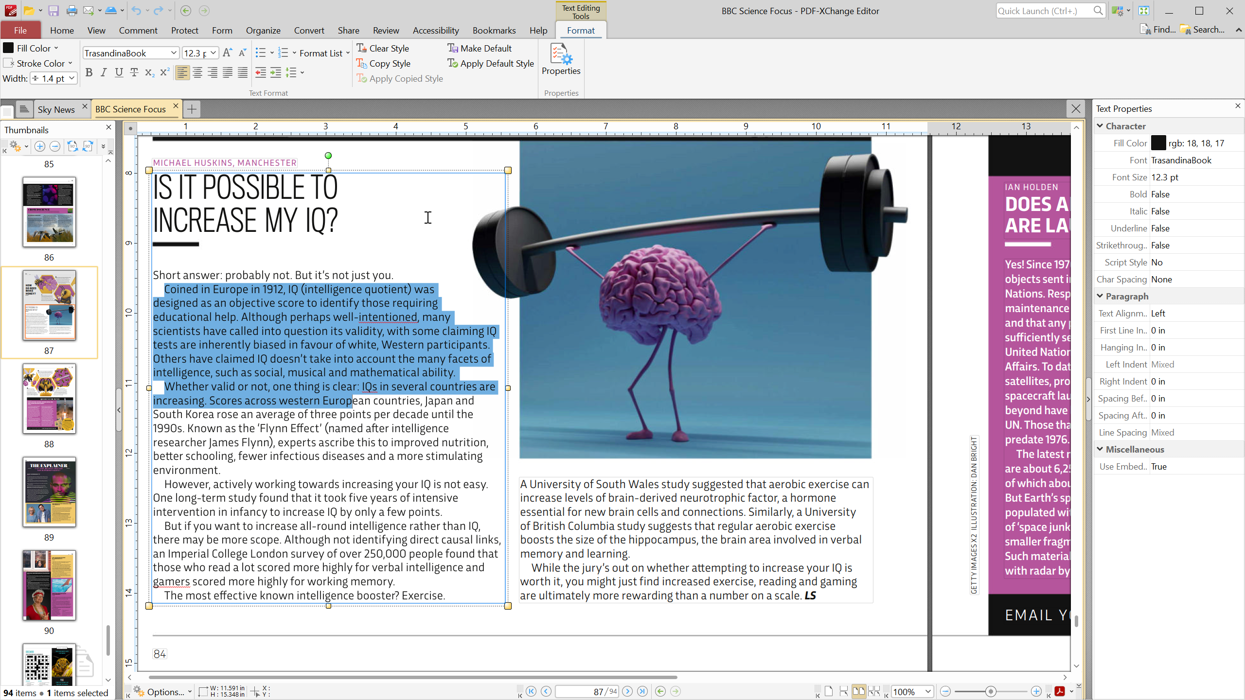 PDF-XChange Editor screenshot