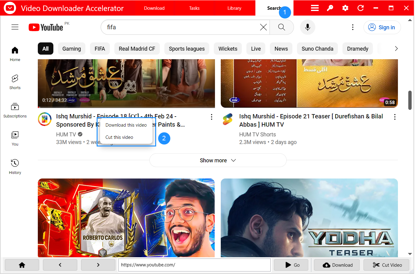 Video Downloader Accelerator screenshot