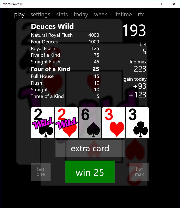 Video Poker 10 screenshot
