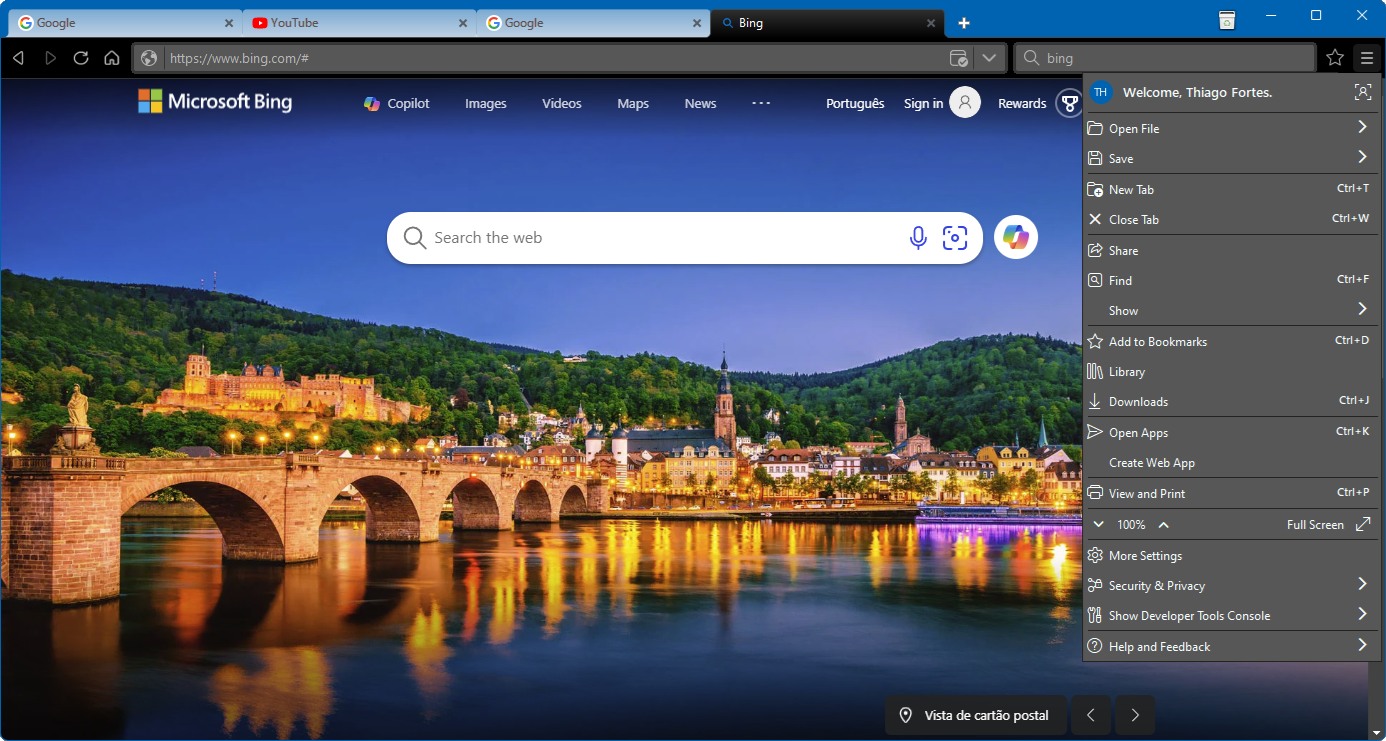 Web Explorer screenshot