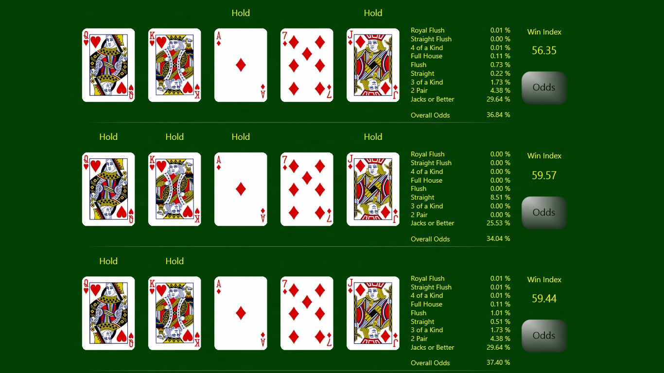 Draw Poker Free screenshot
