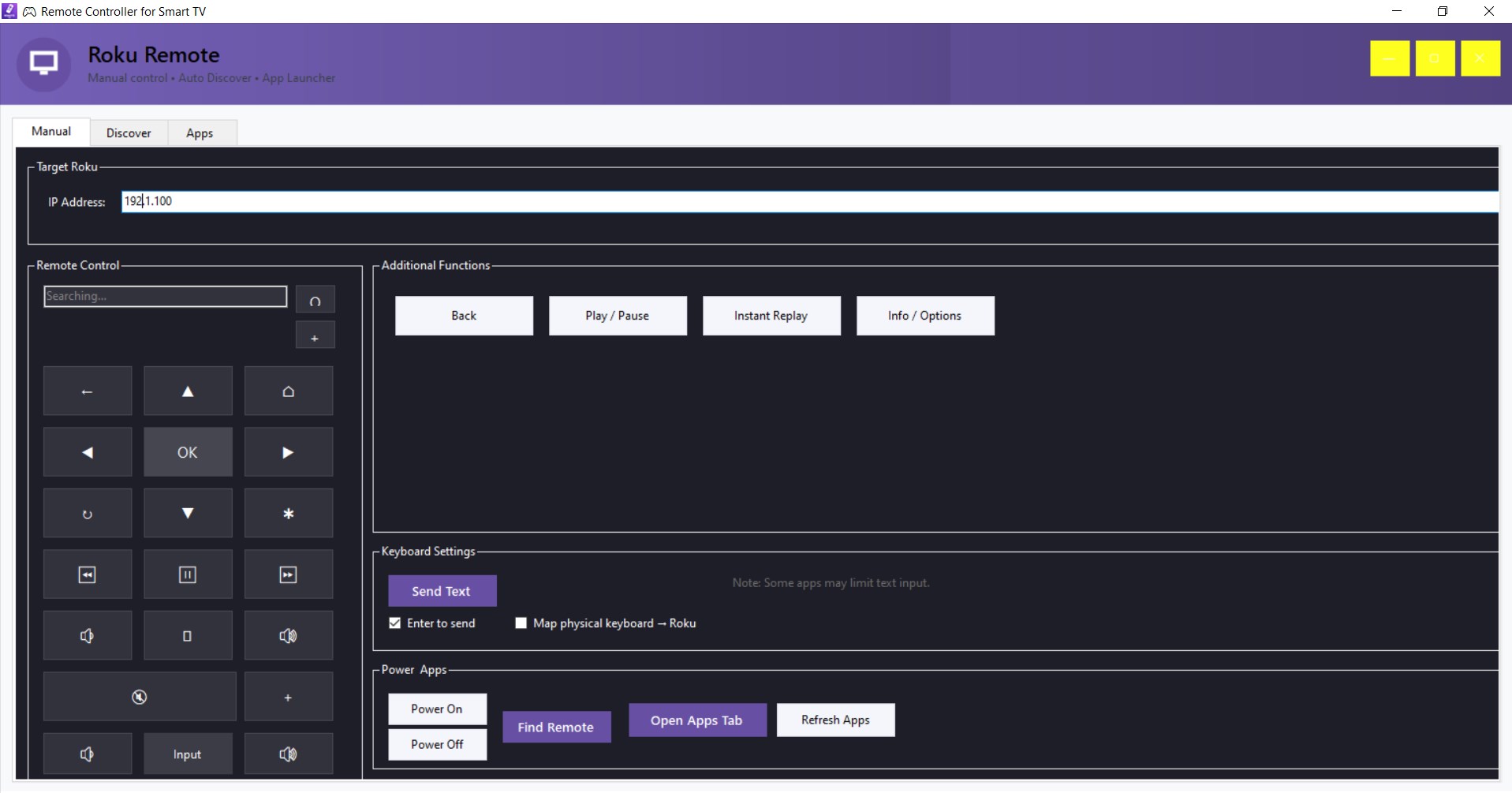 Remote Controller for Smart TV screenshot