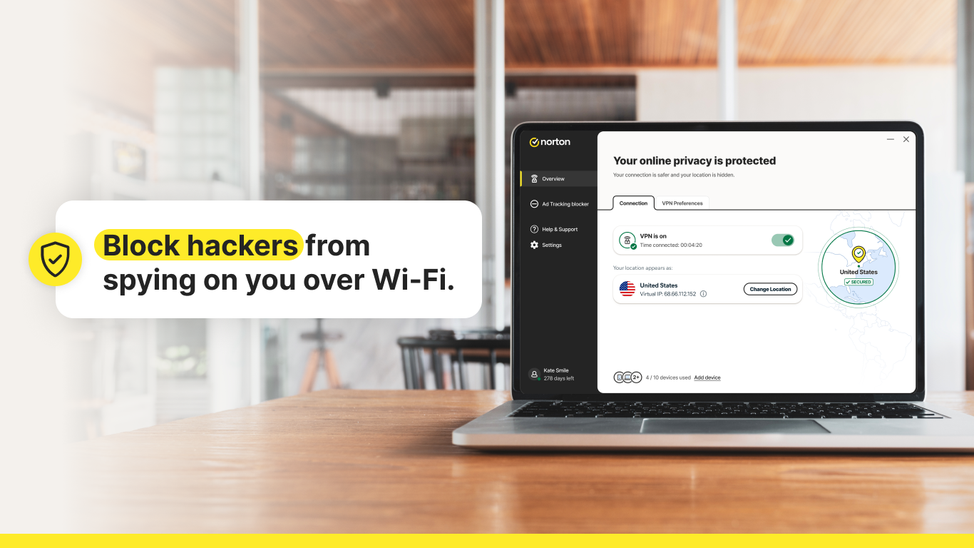 Norton Secure VPN screenshot