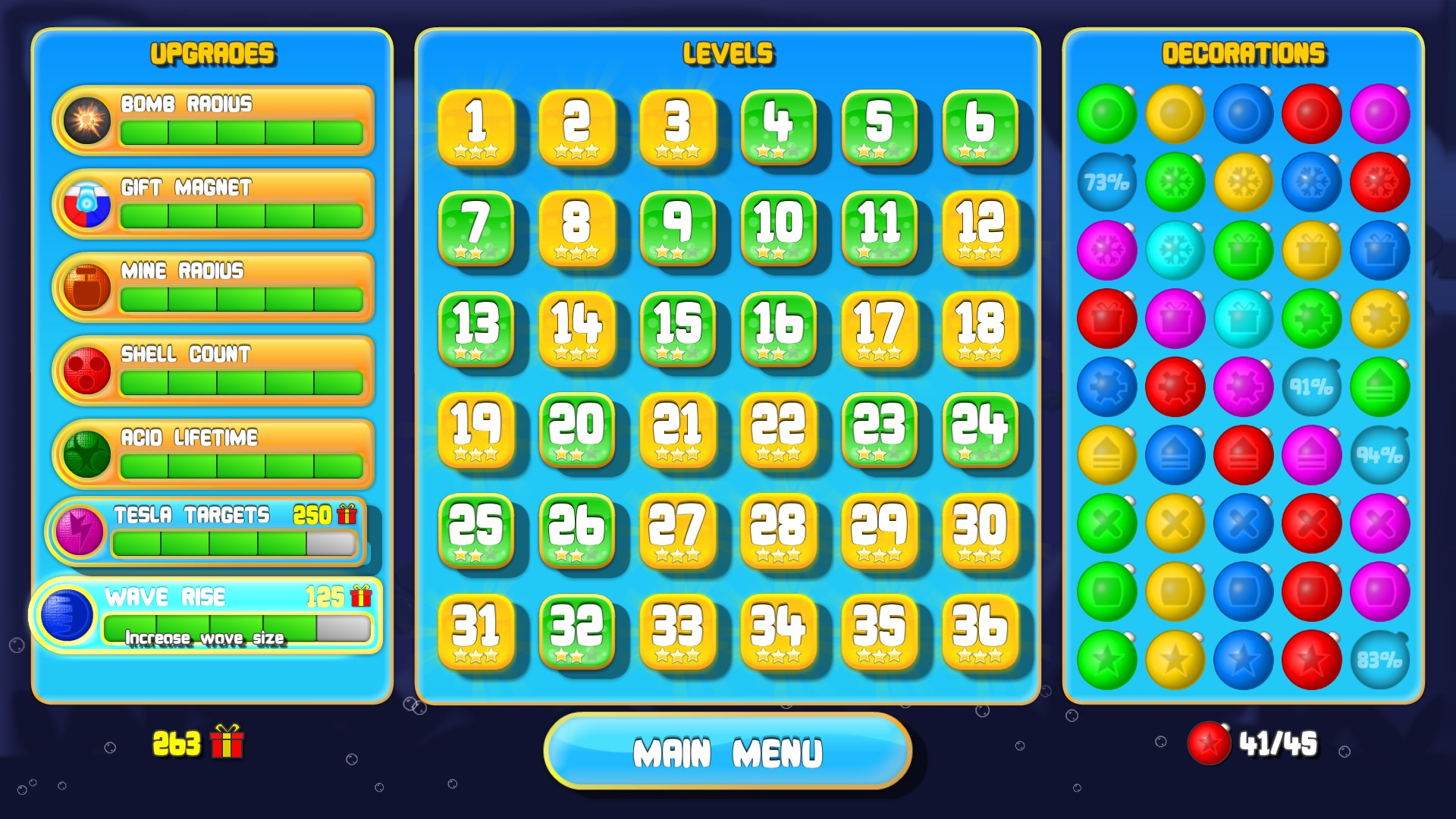 Icy Gifts (Windows) screenshot