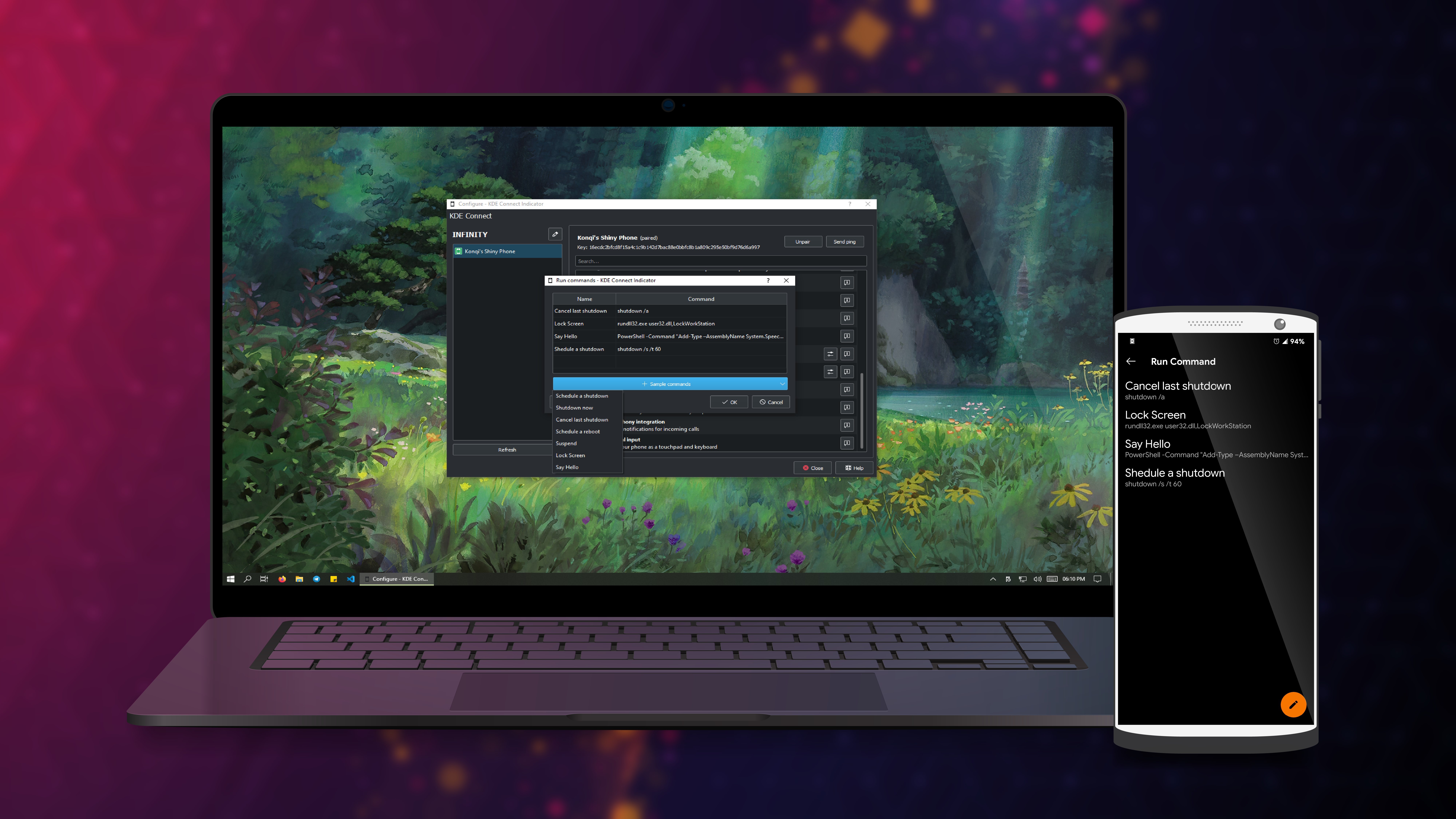 KDE Connect screenshot