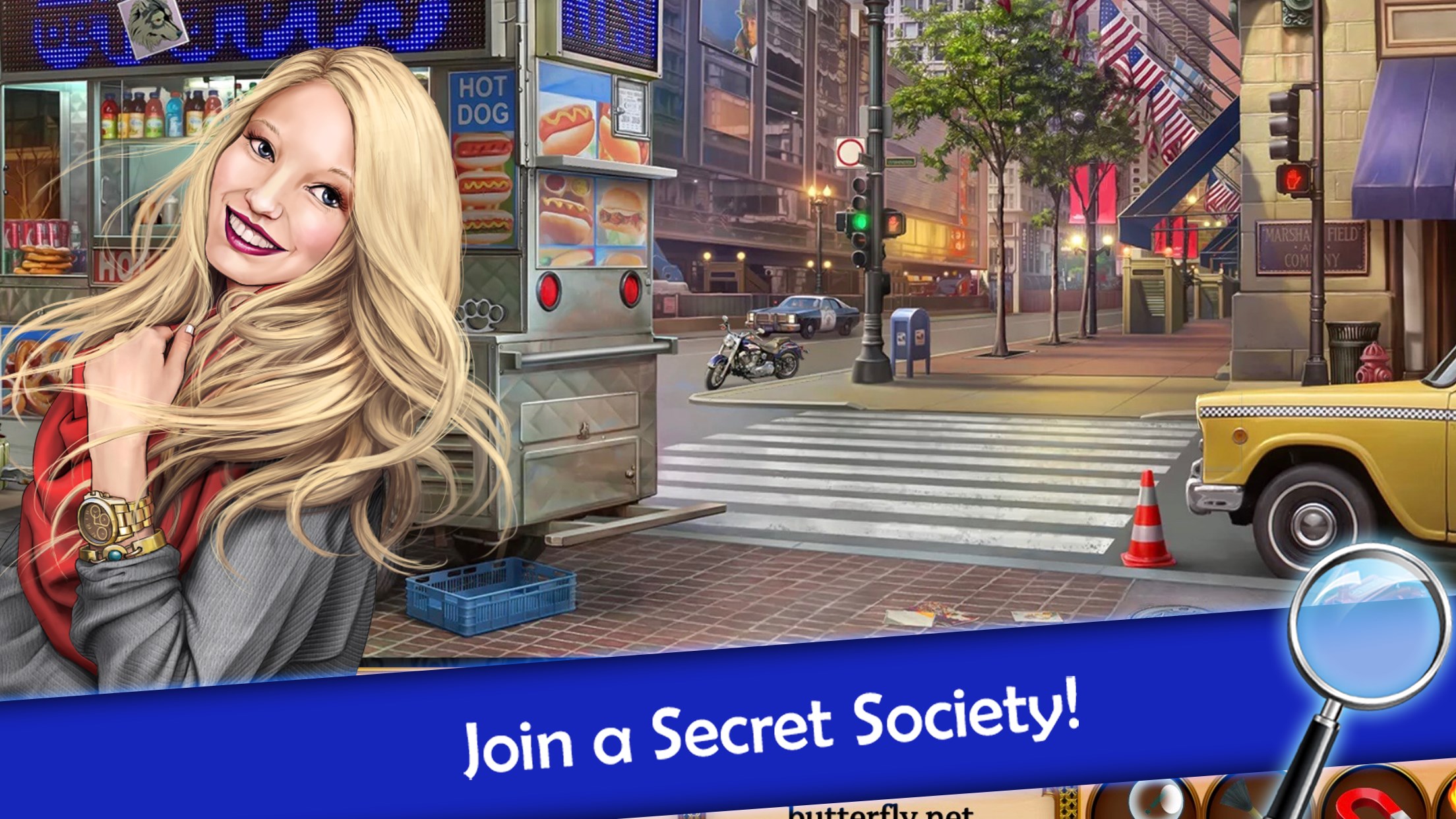 Hidden Objects: Mystery Society HD screenshot