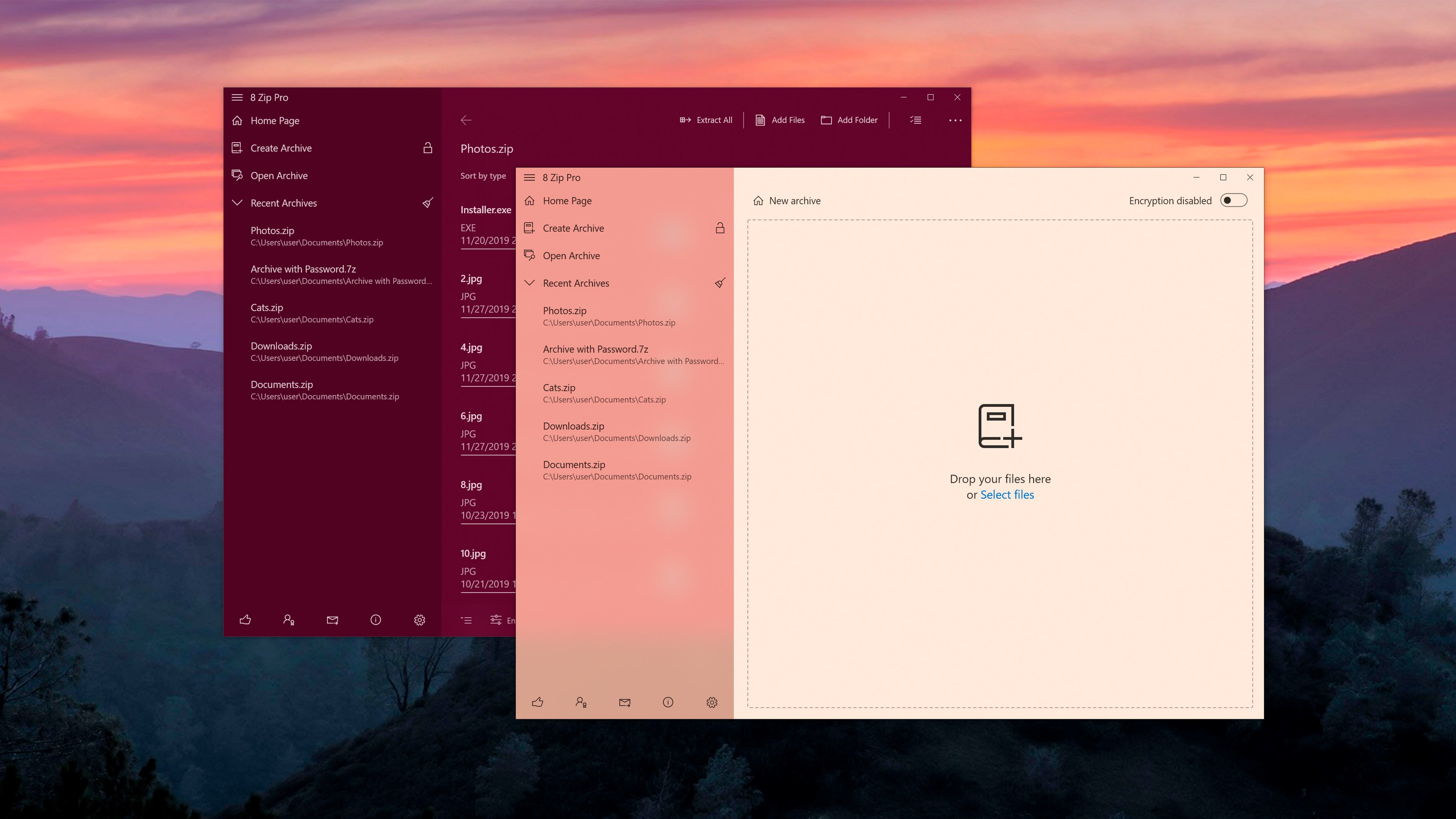 8 Zip Pro - advanced archiver. Create, unpack and encrypt. screenshot