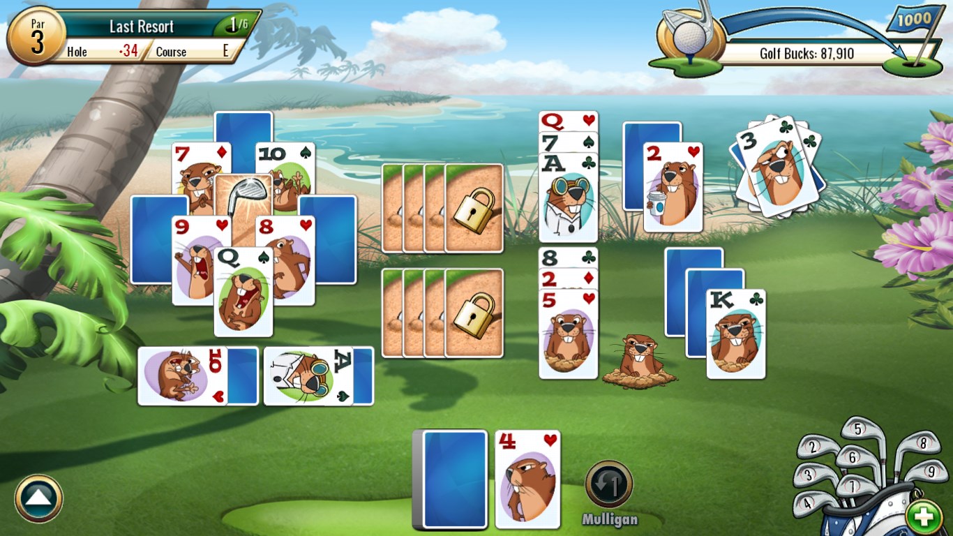 Fairway Solitaire by Big Fish screenshot