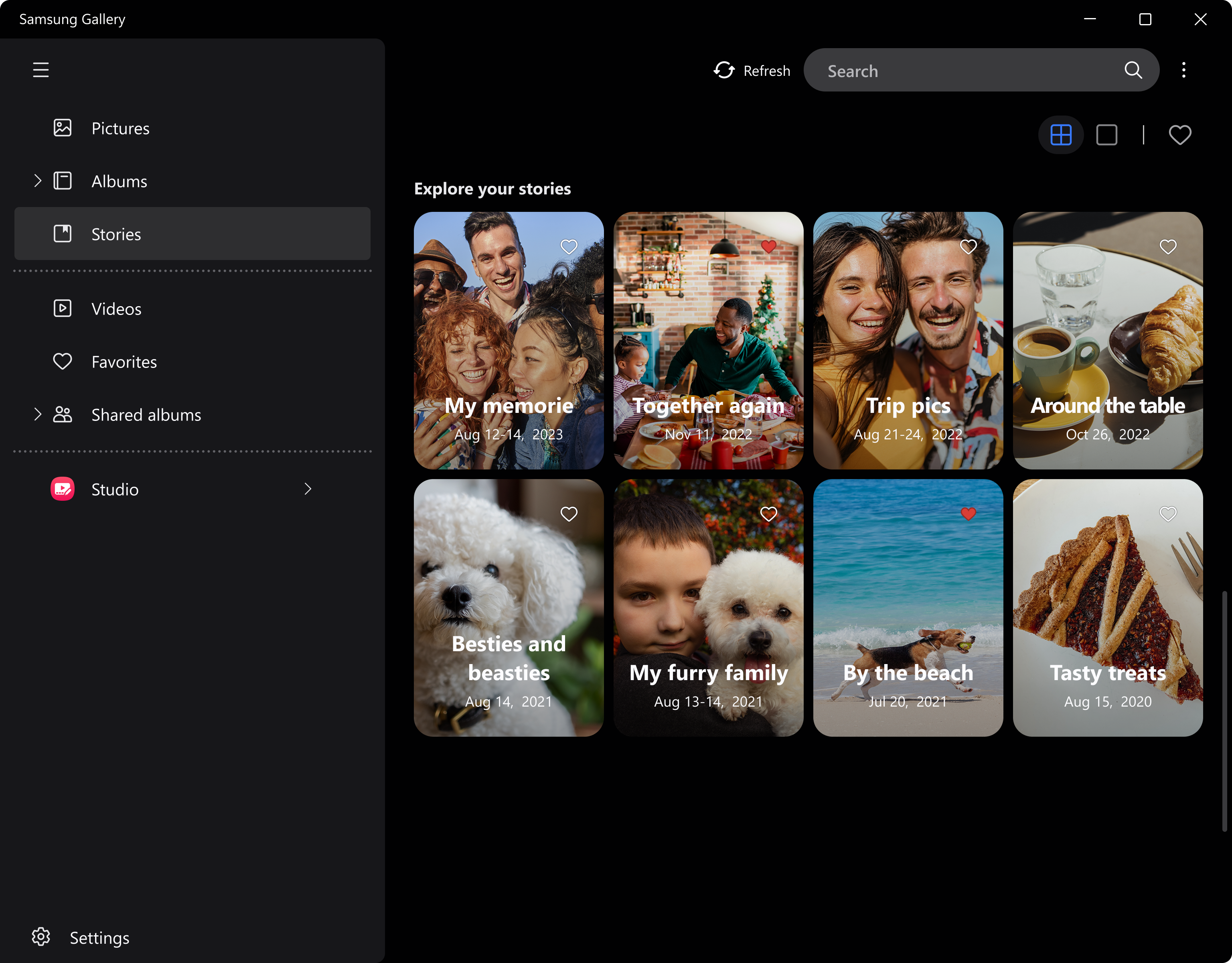 Samsung Gallery screenshot