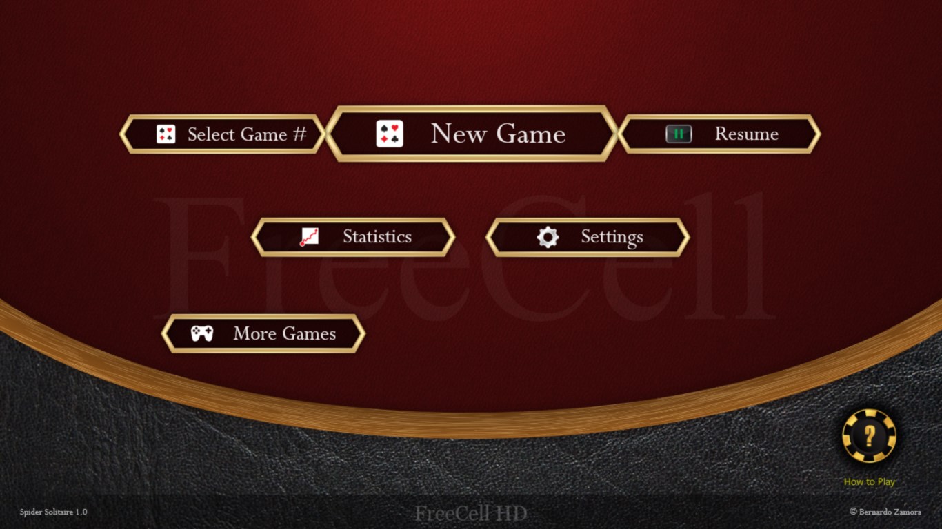 FreeCell HD screenshot