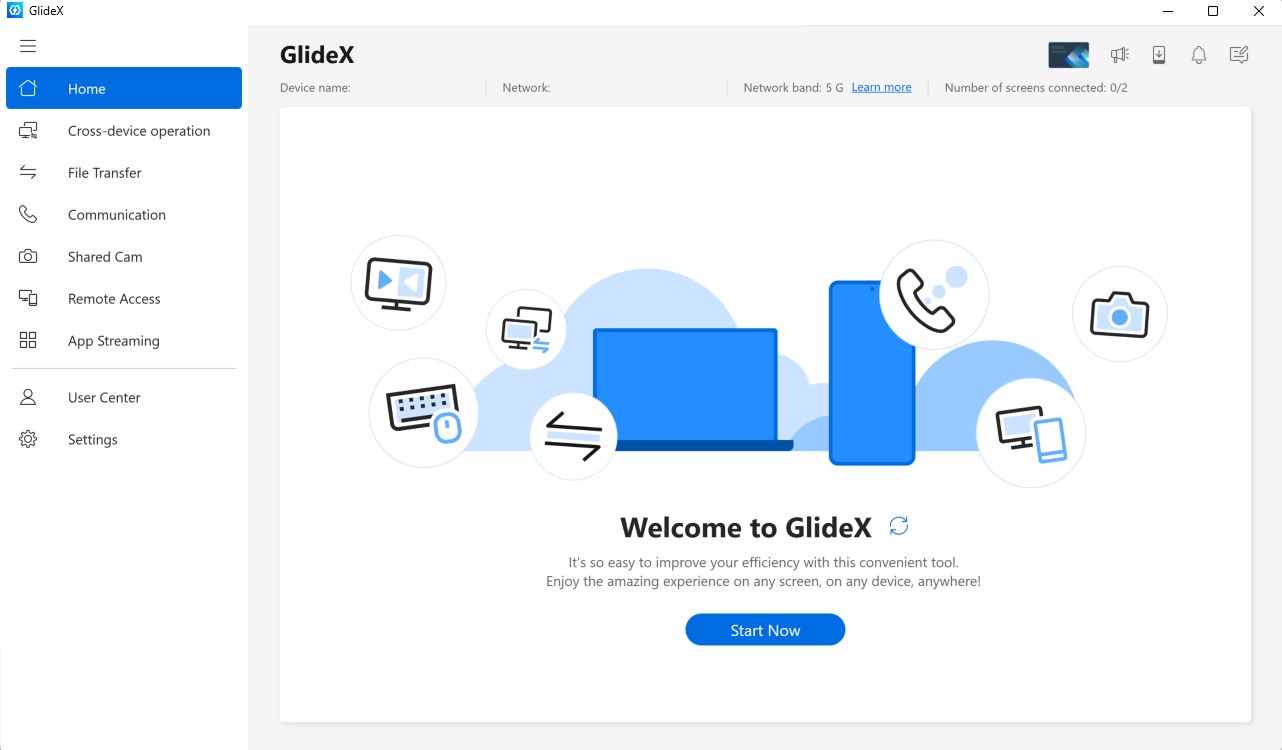 GlideX screenshot