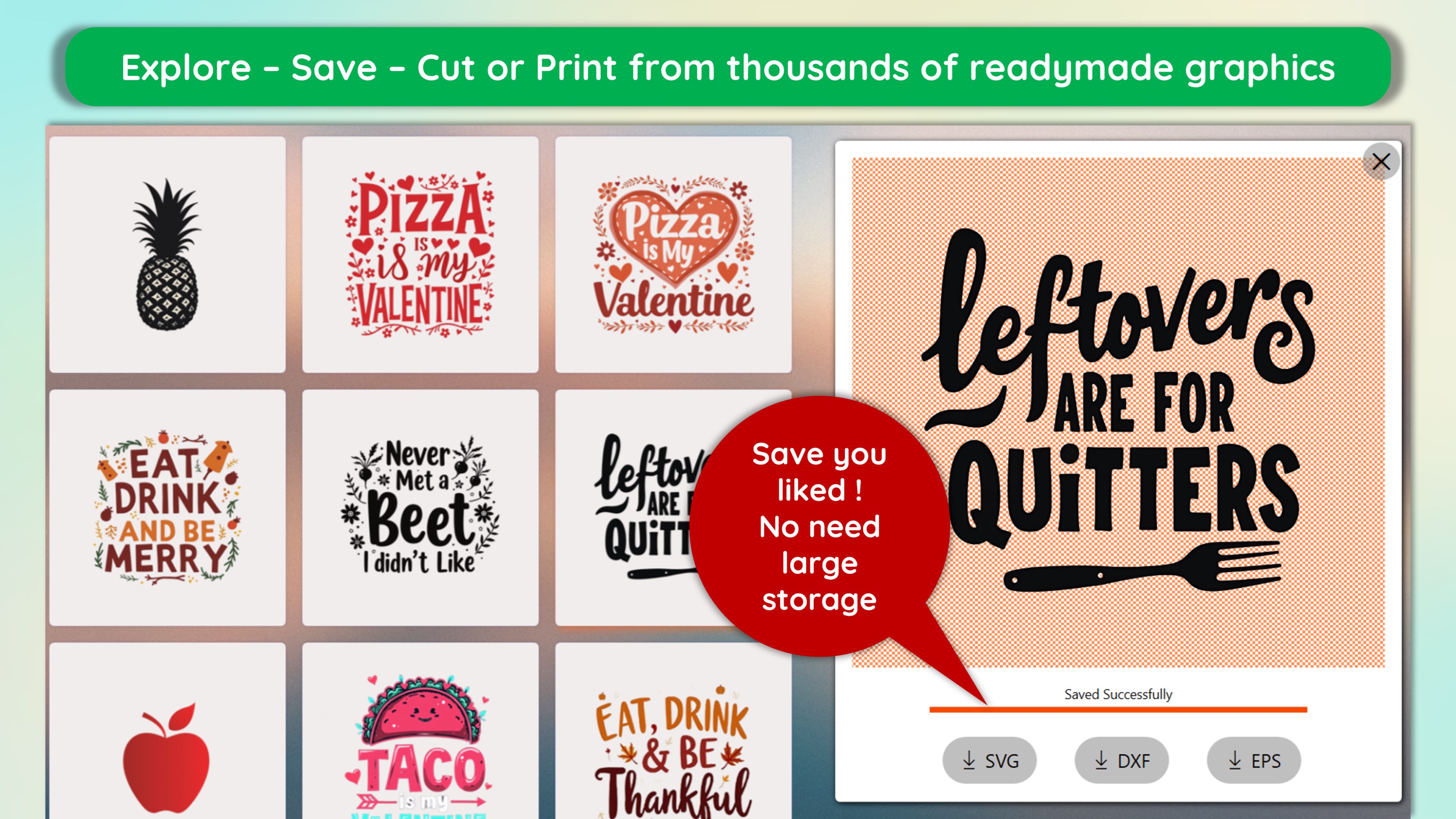 Designs Space PRO : Maker, Explore illustrations screenshot