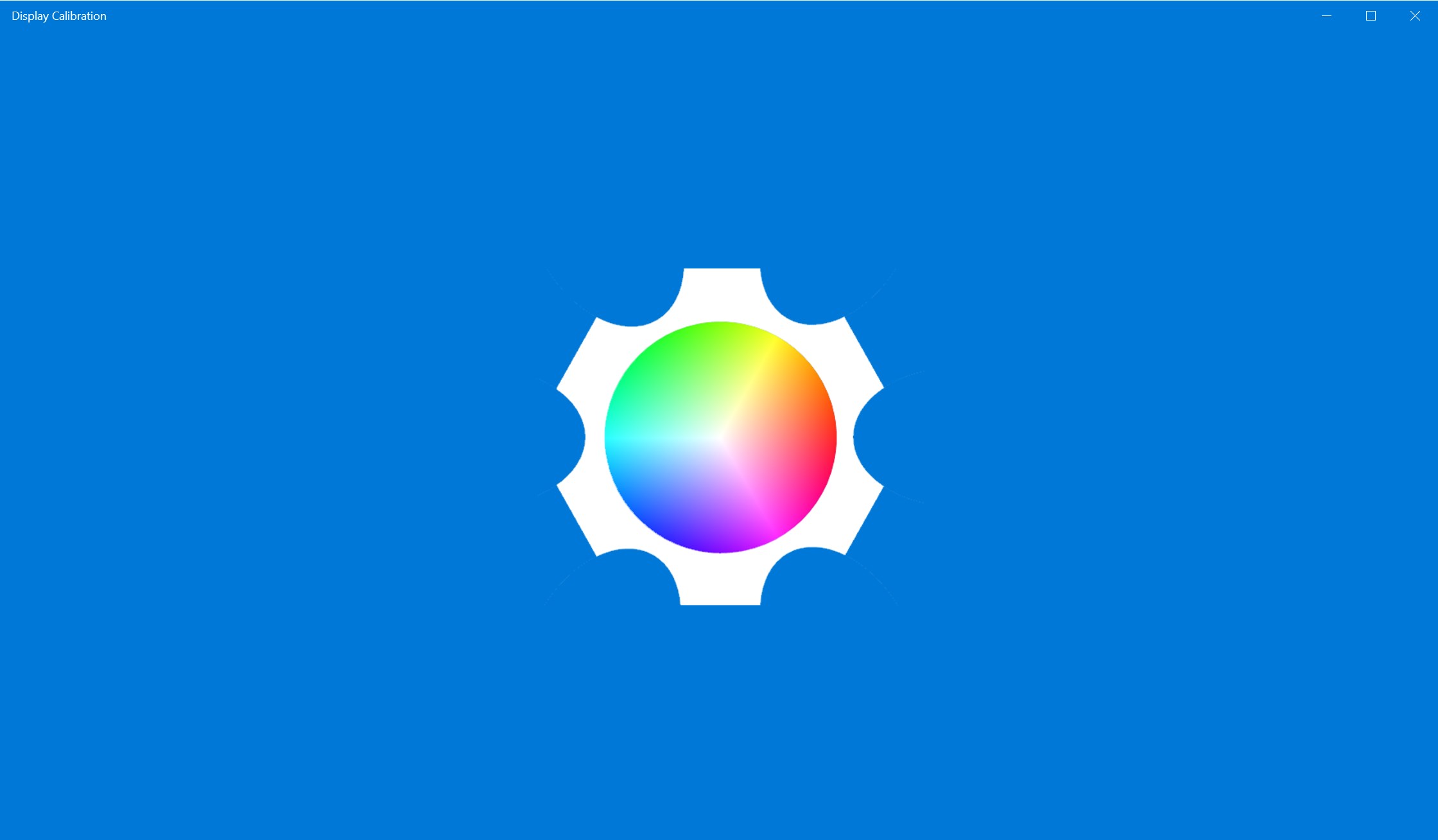 Display Calibration screenshot