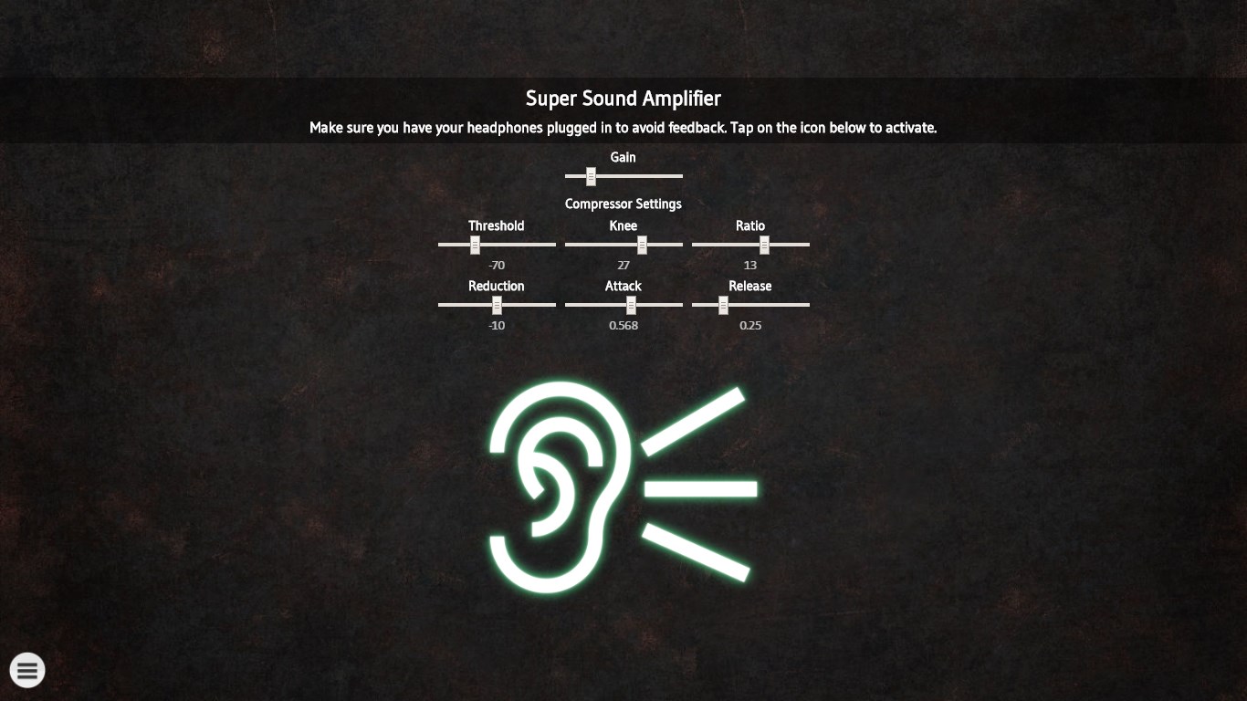 Super Sound Amplifier screenshot