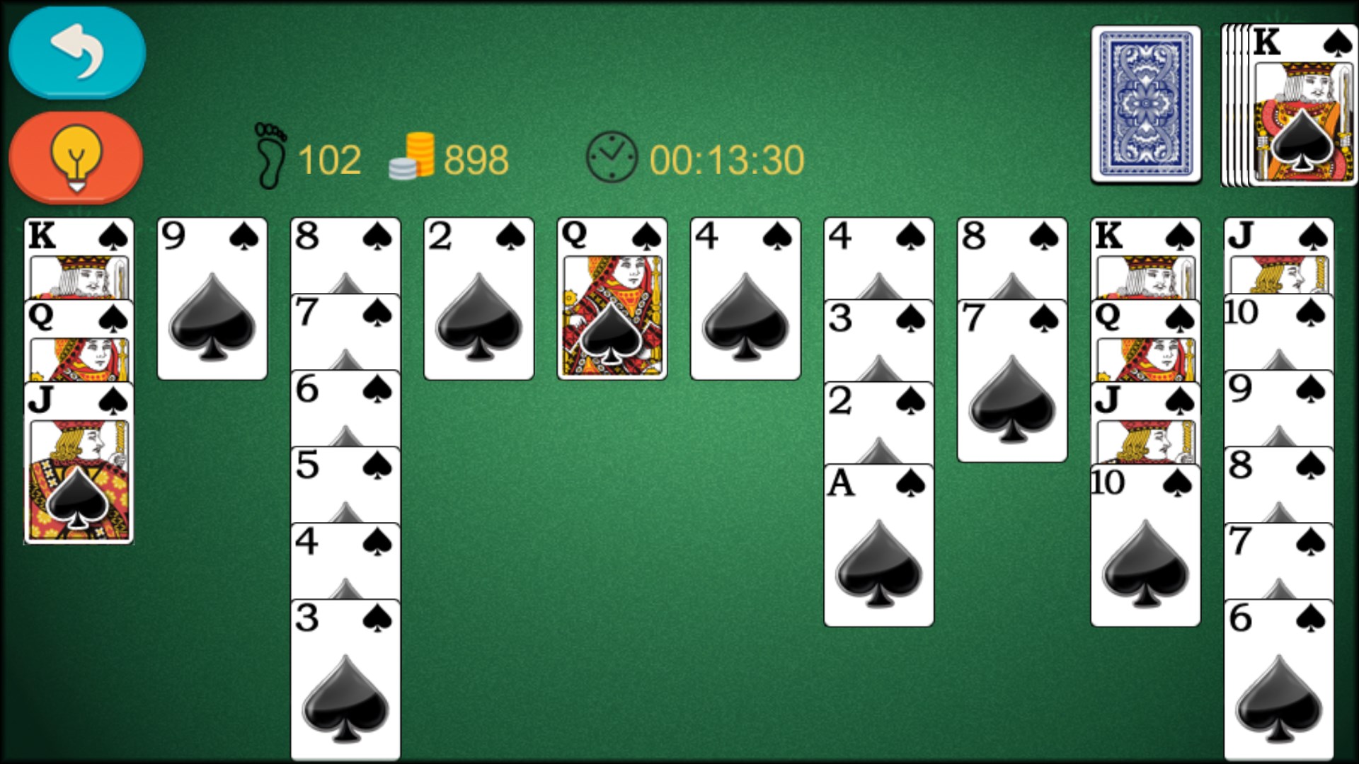 Spider Solitaire Classic! screenshot