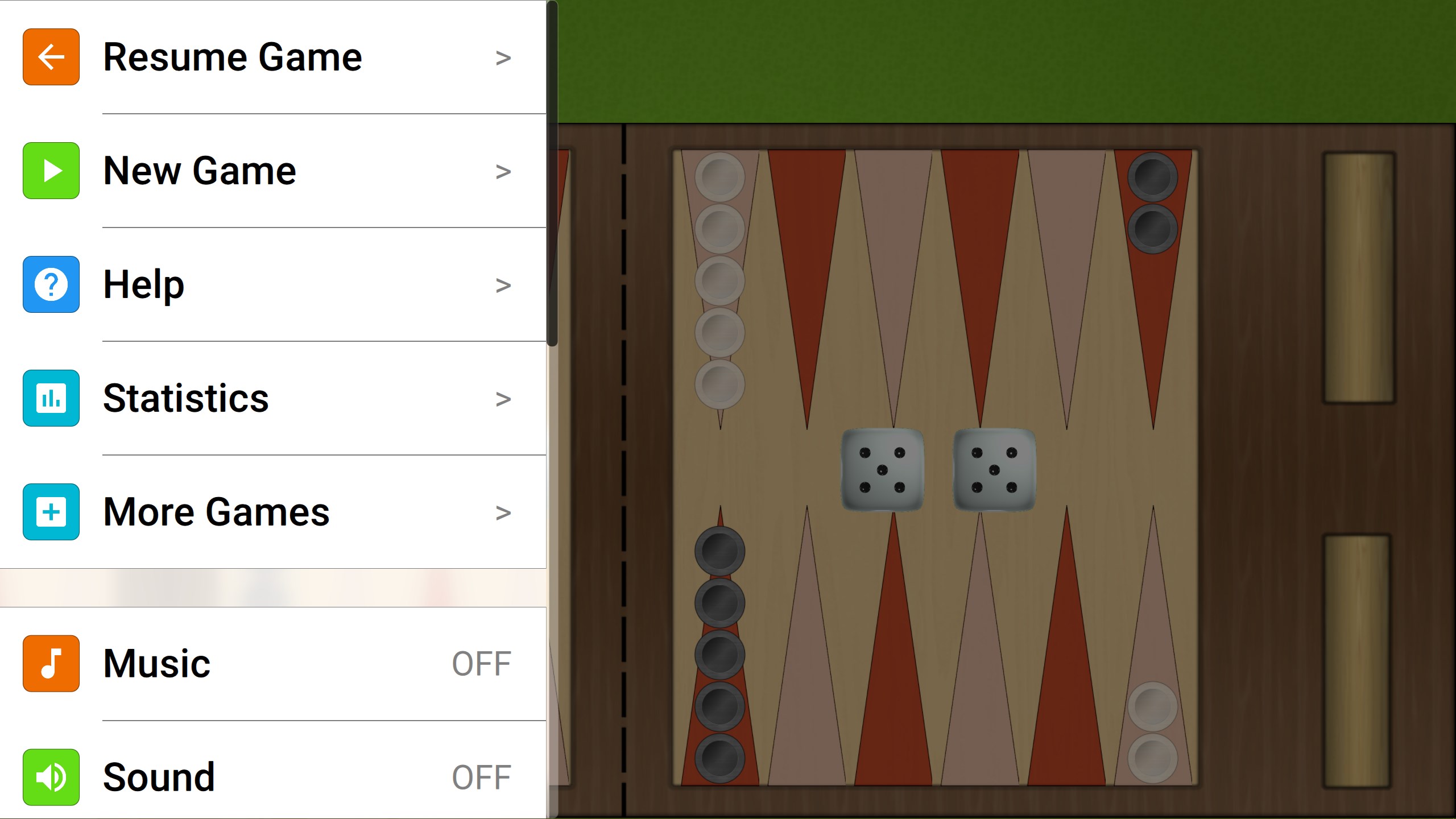 Backgammon Ultimate. screenshot