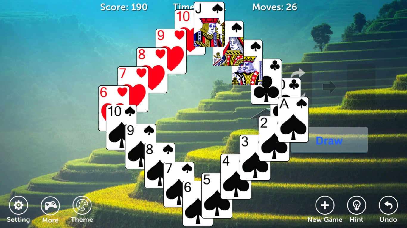 Pyramid Solitaire Pro!! screenshot