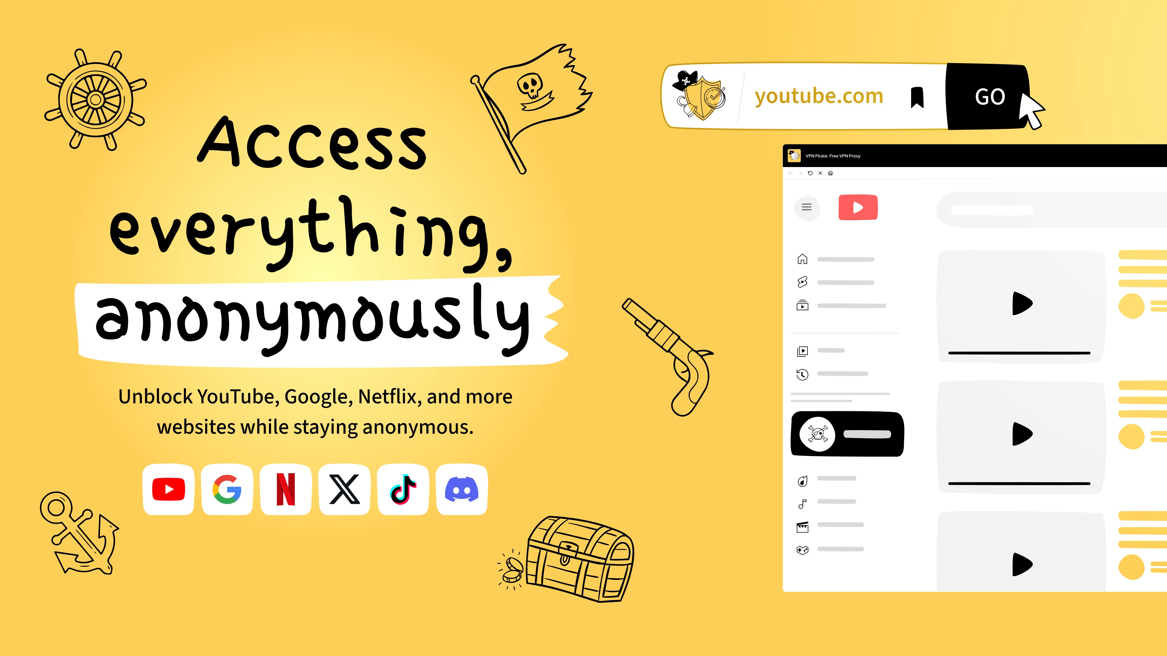 VPN Pirate: Free VPN Proxy screenshot