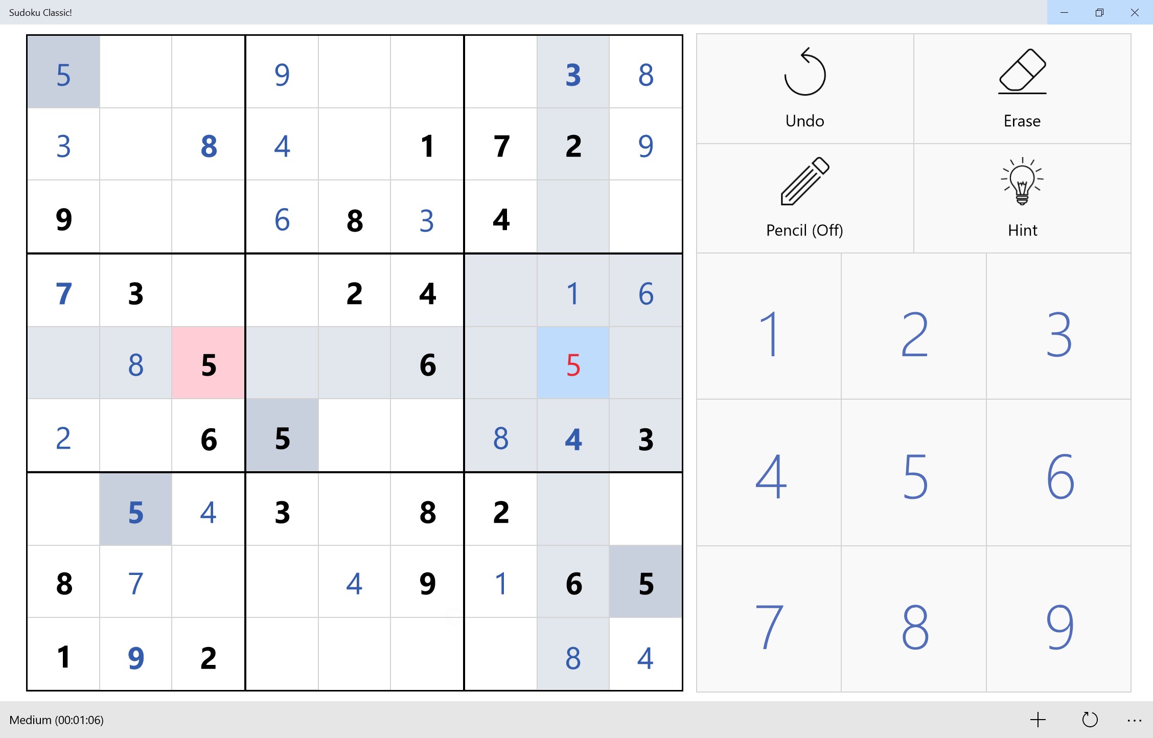 Sudoku Classic! screenshot