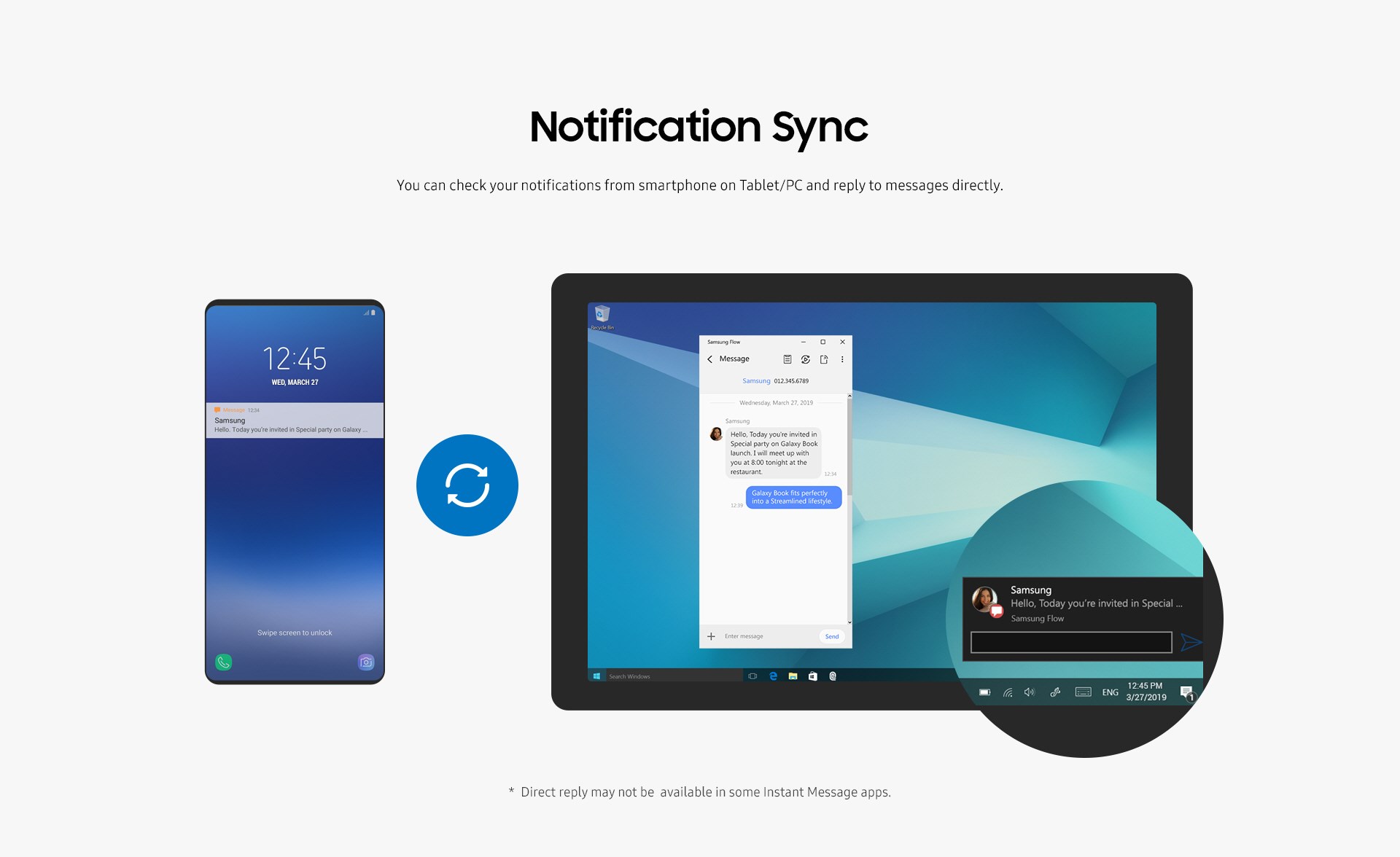 Samsung Flow screenshot