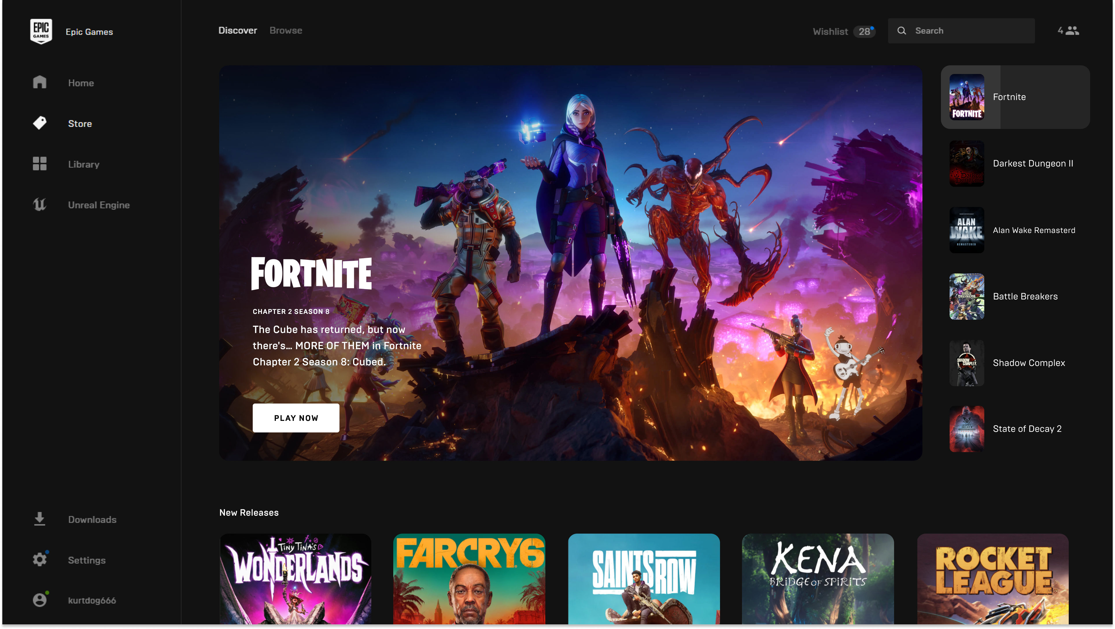 Epic Games Store screenshot