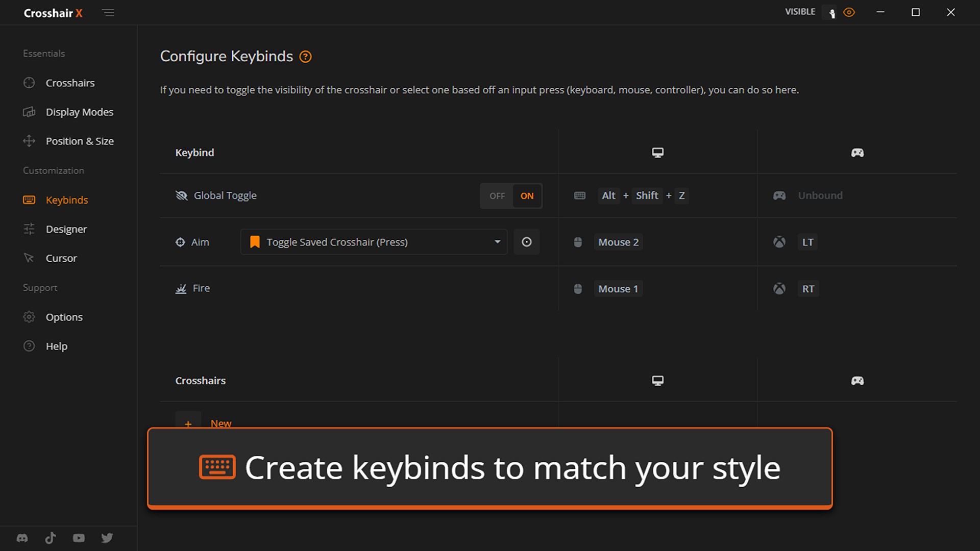 Crosshair X screenshot