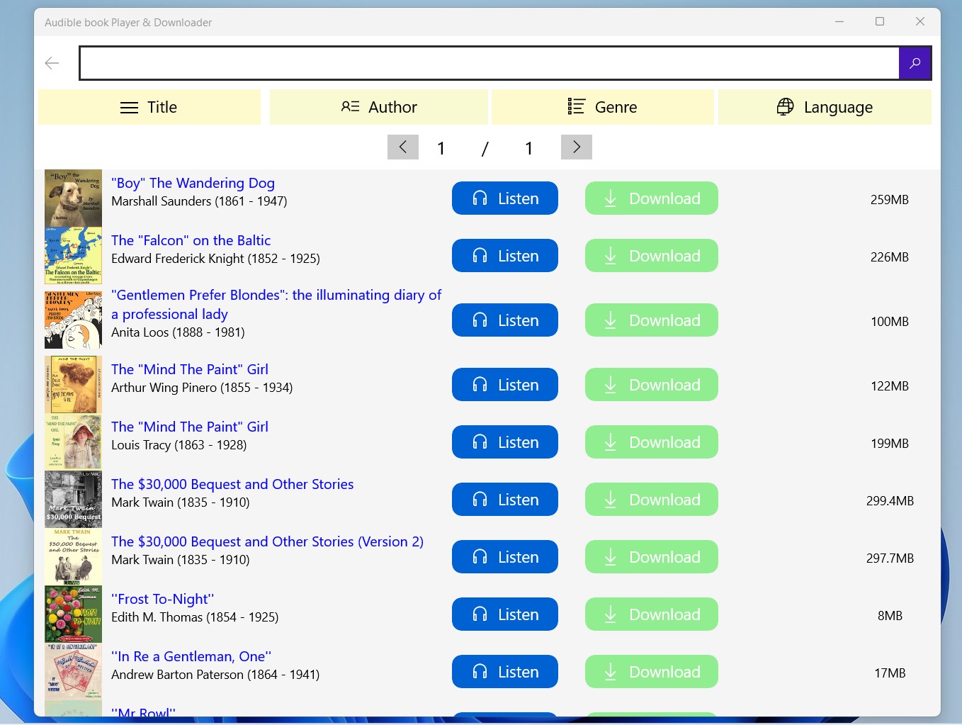 Audible book Player & Downloader screenshot