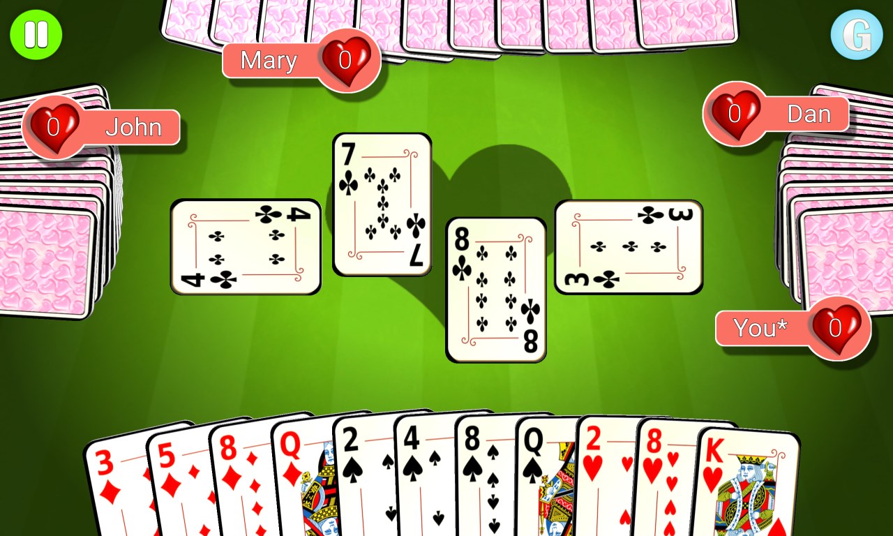 Hearts 3D Ultimate screenshot