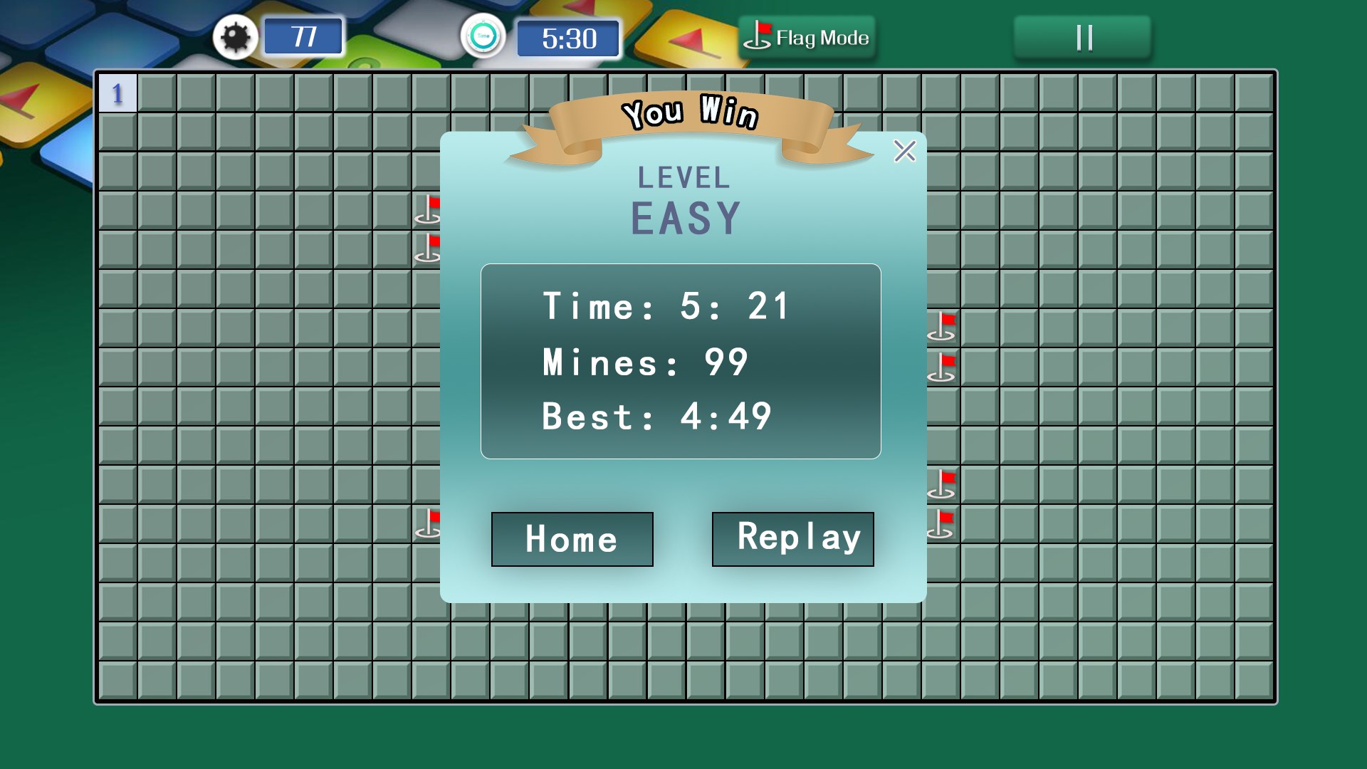 Minesweeper Classic Challenge screenshot