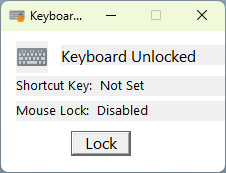 Keyboard Locker screenshot