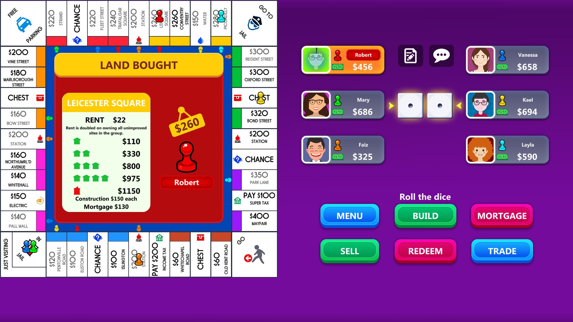 Business Game : Monopolio Real Estate Board Game screenshot