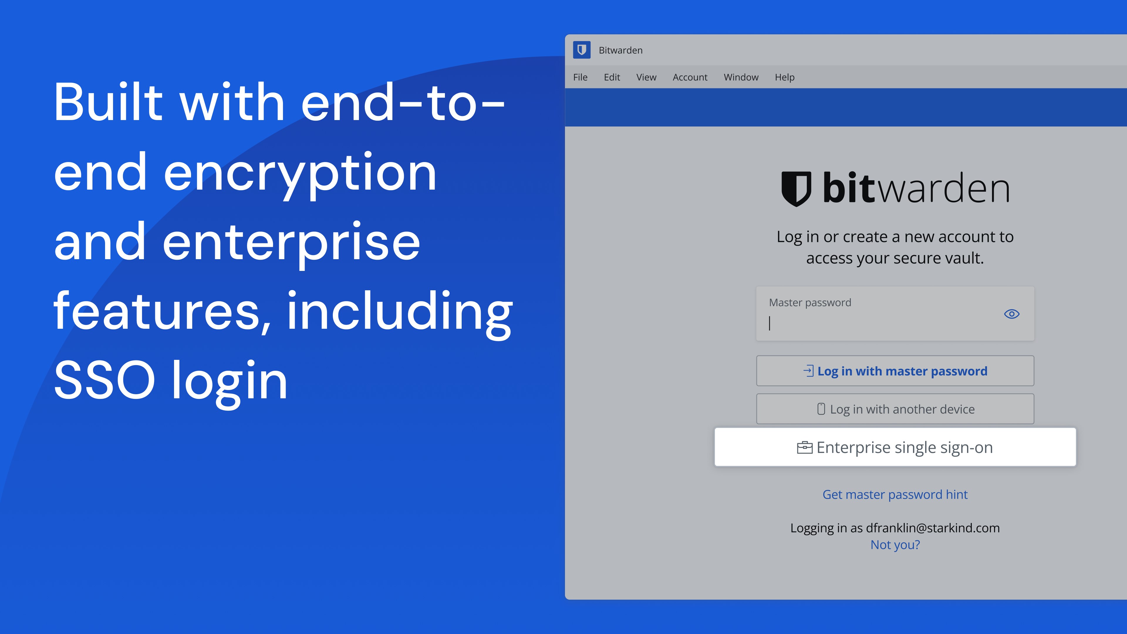 Bitwarden screenshot