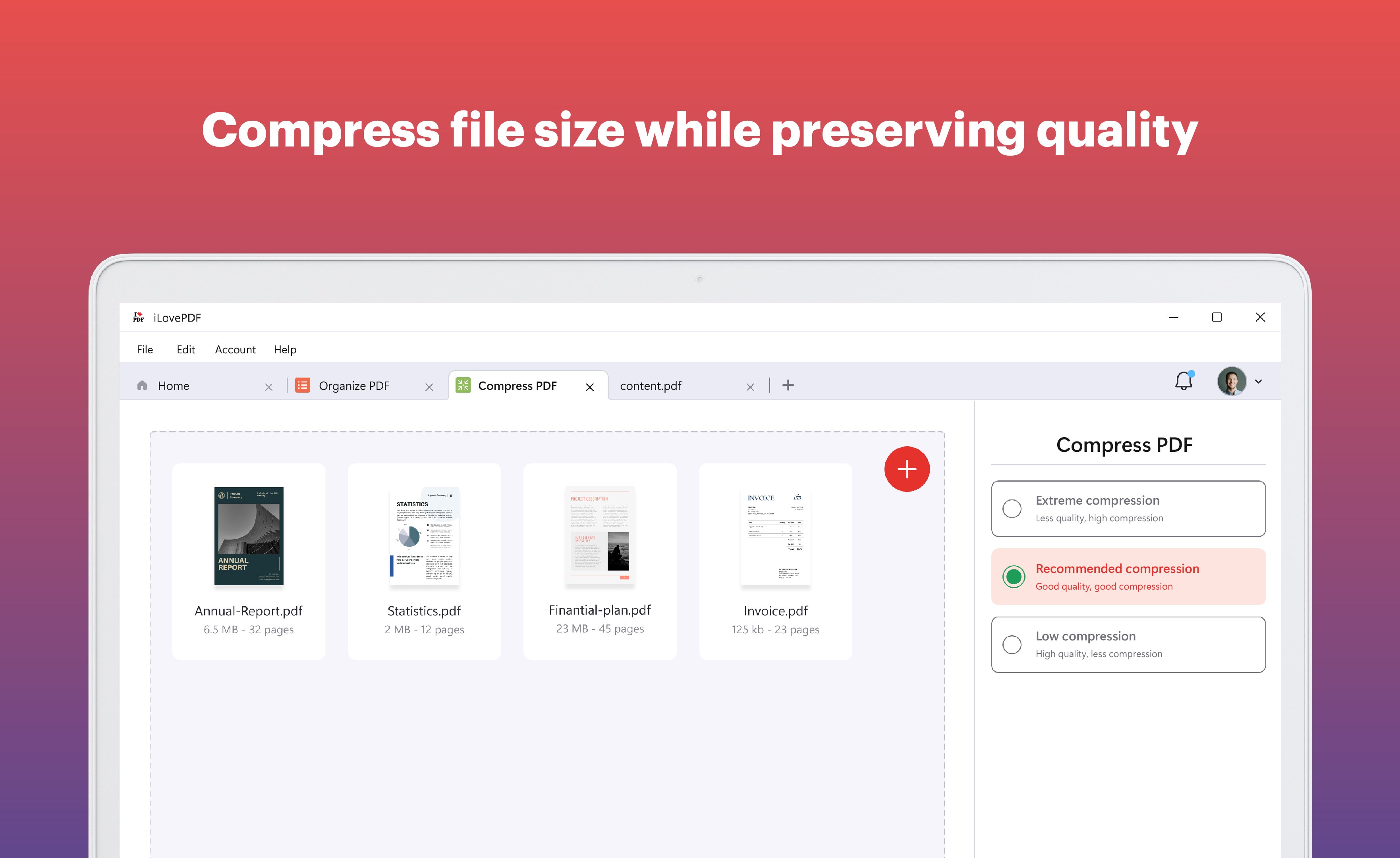 iLovePDF: PDF Reader and Editor screenshot