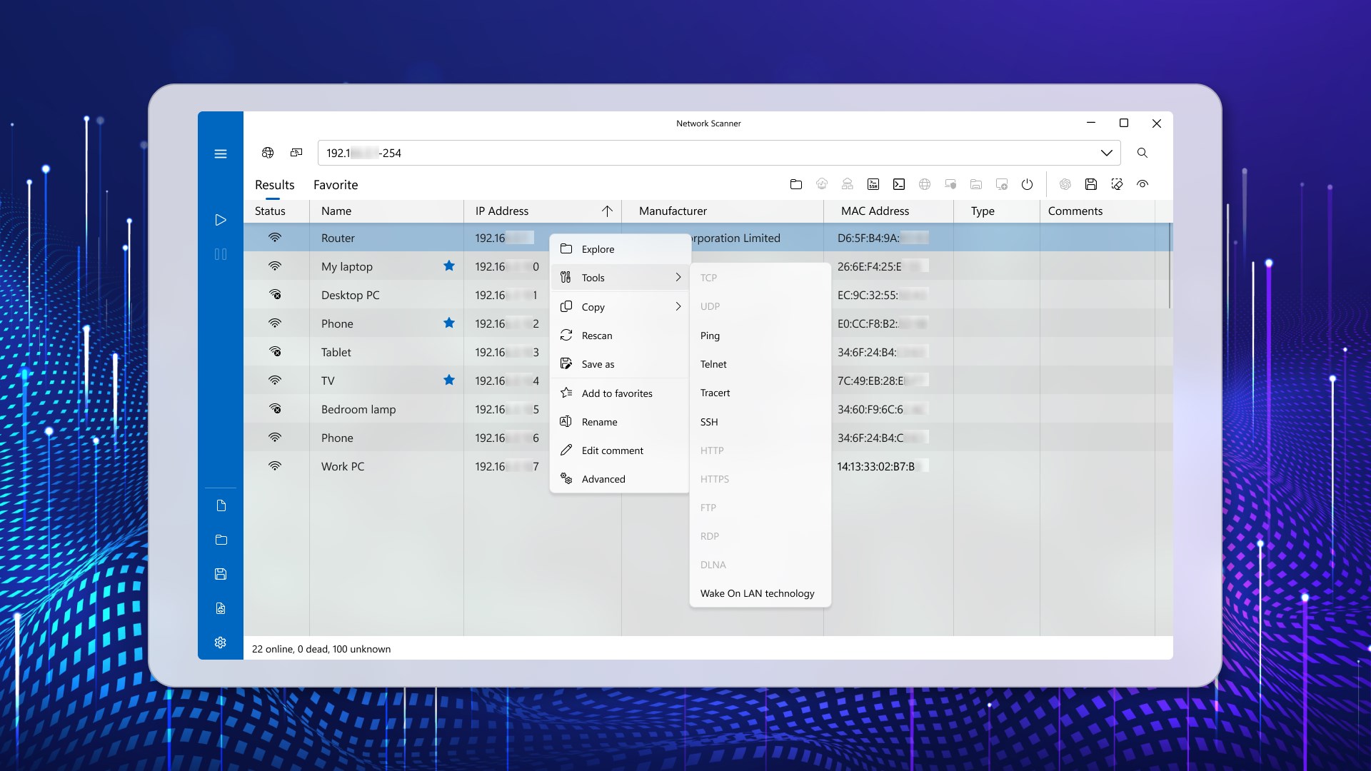 Network Scanner Ultra screenshot