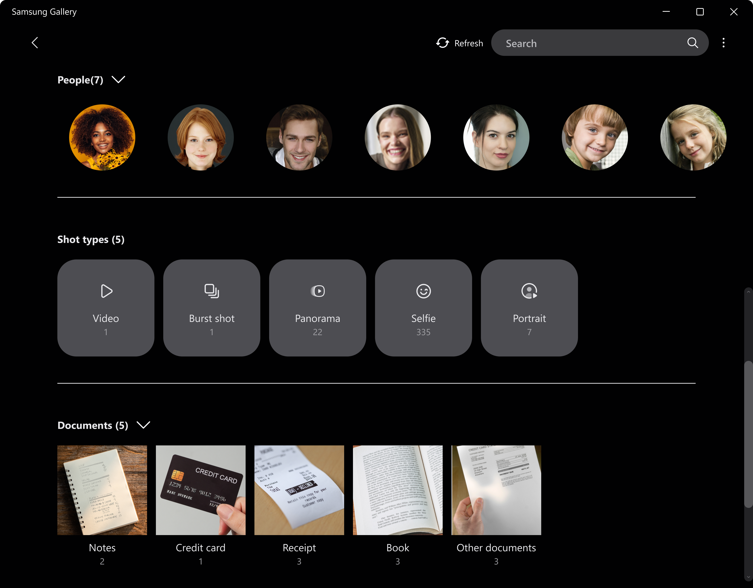 Samsung Gallery screenshot