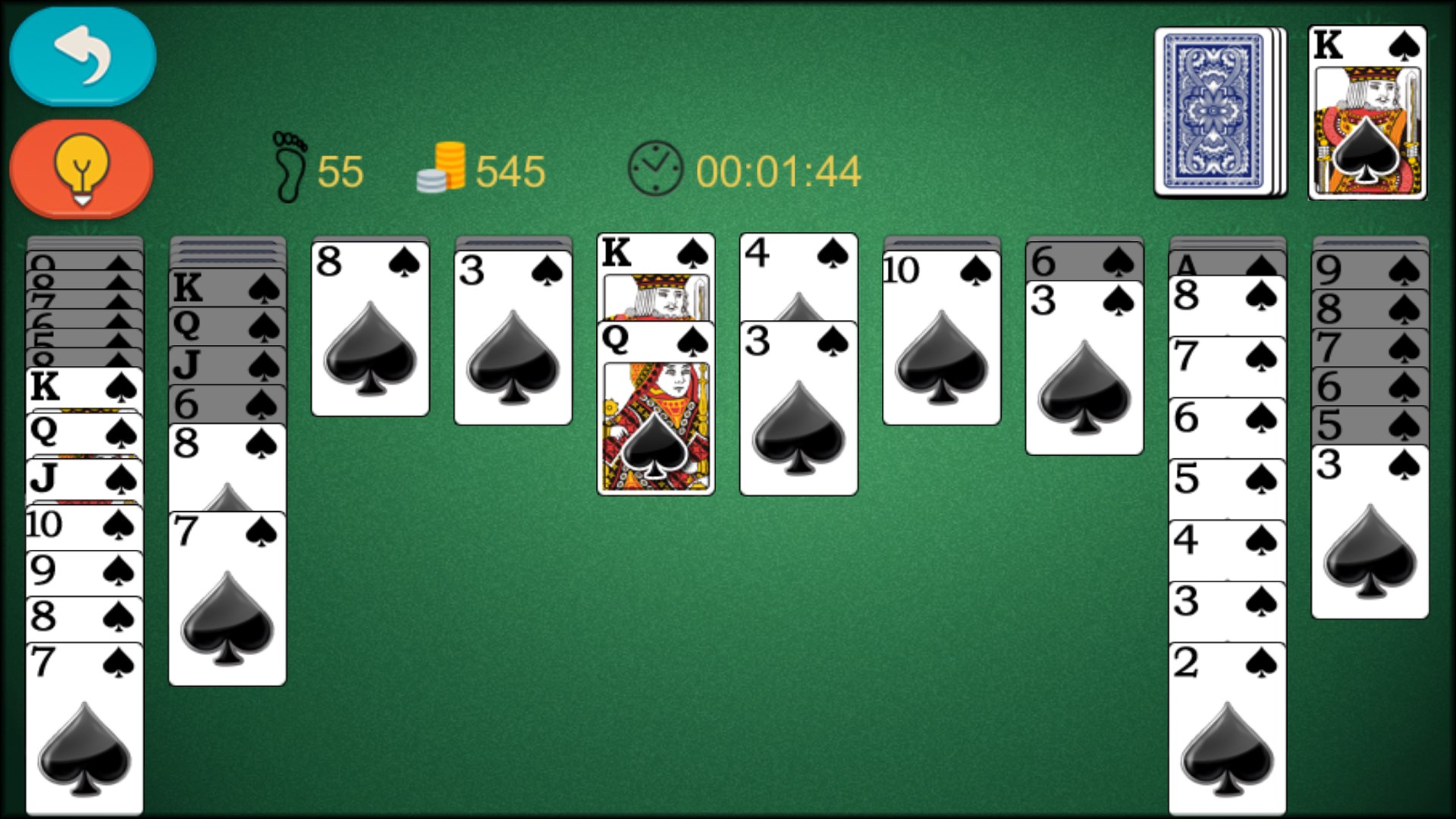 Spider Solitaire Classic! screenshot