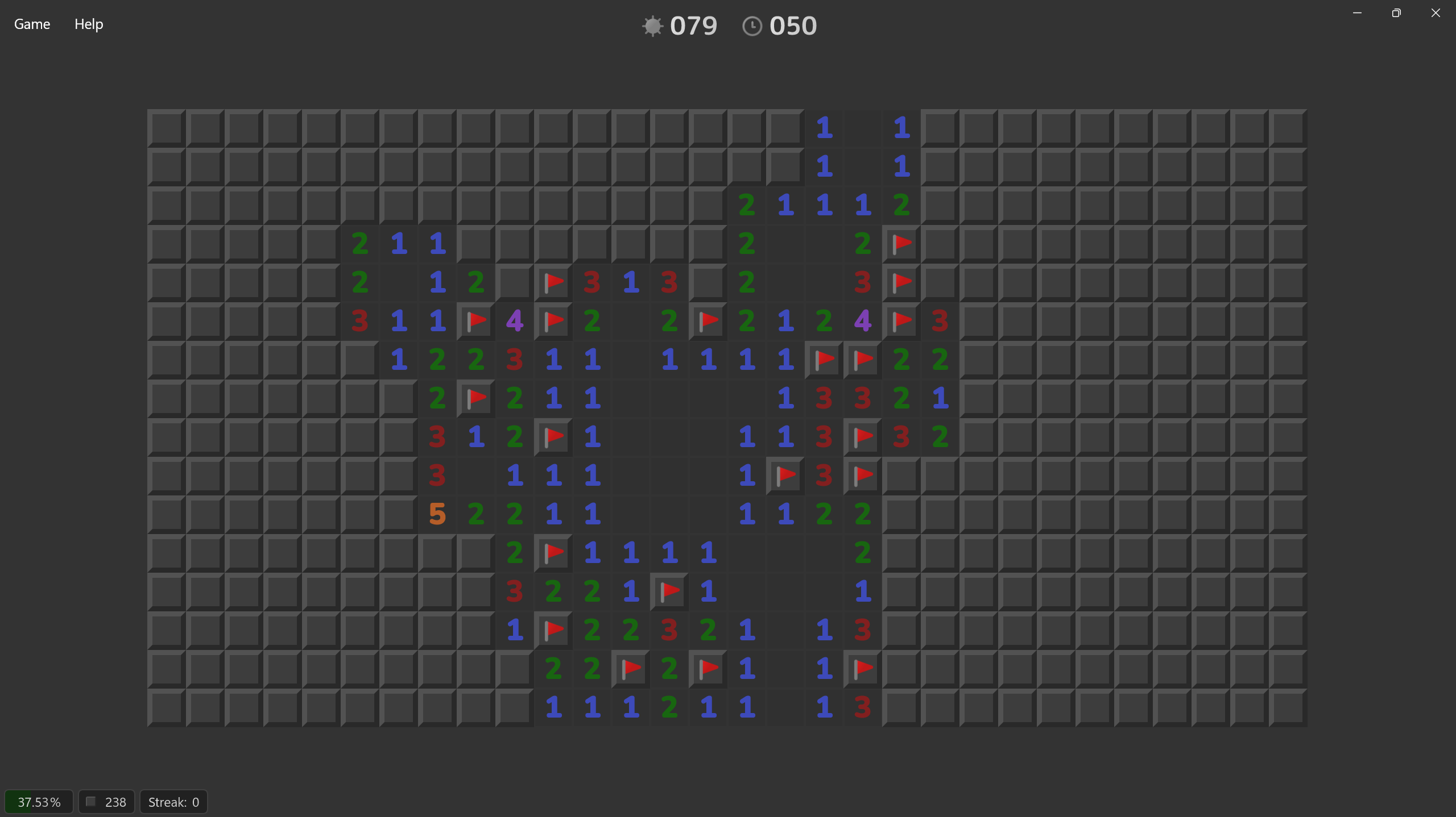 Minesweep screenshot