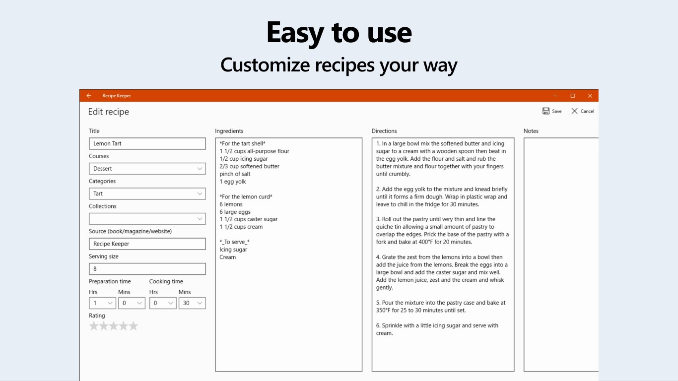 Recipe Keeper Pro screenshot