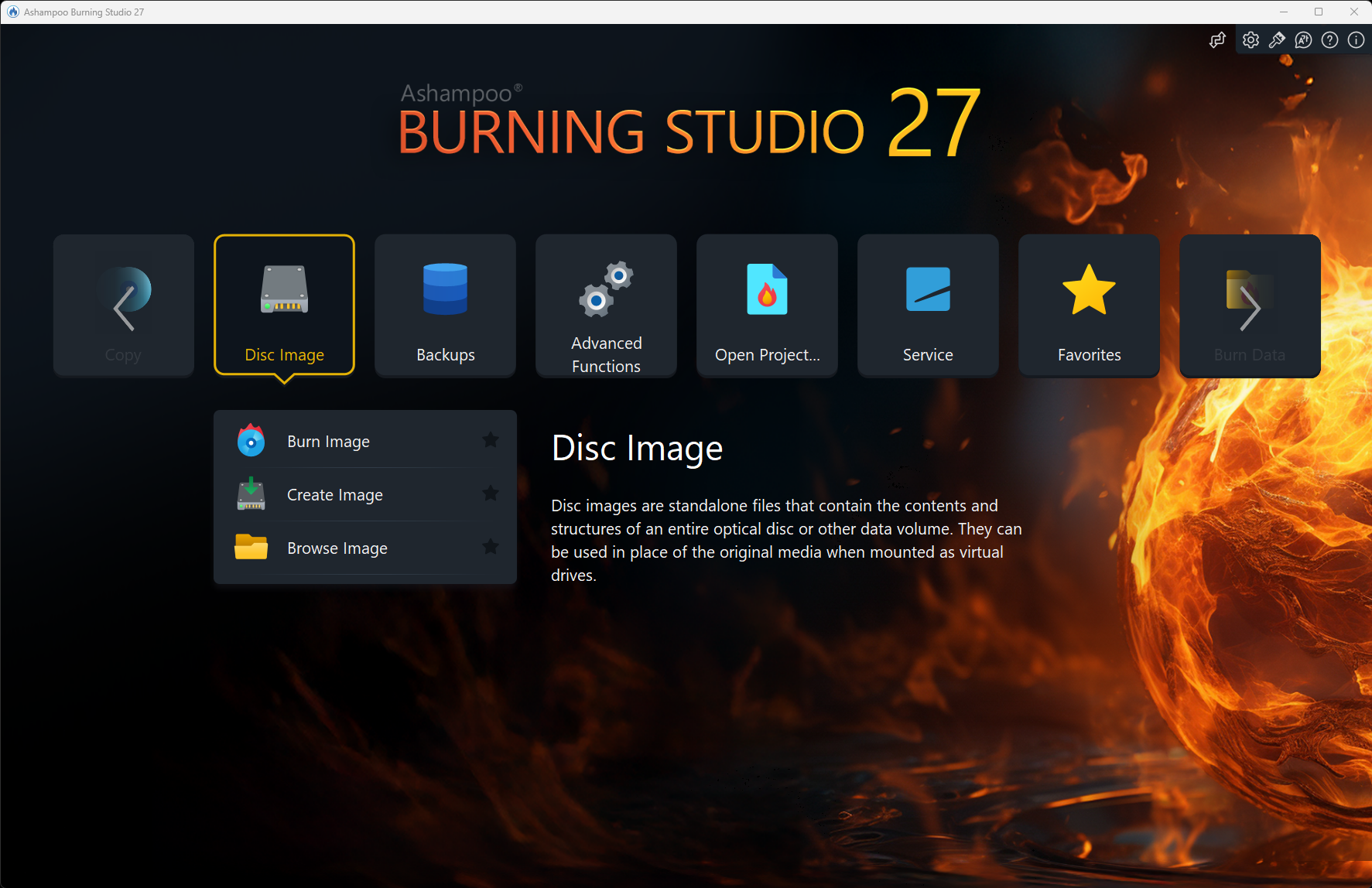 Ashampoo Burning Studio 27 screenshot