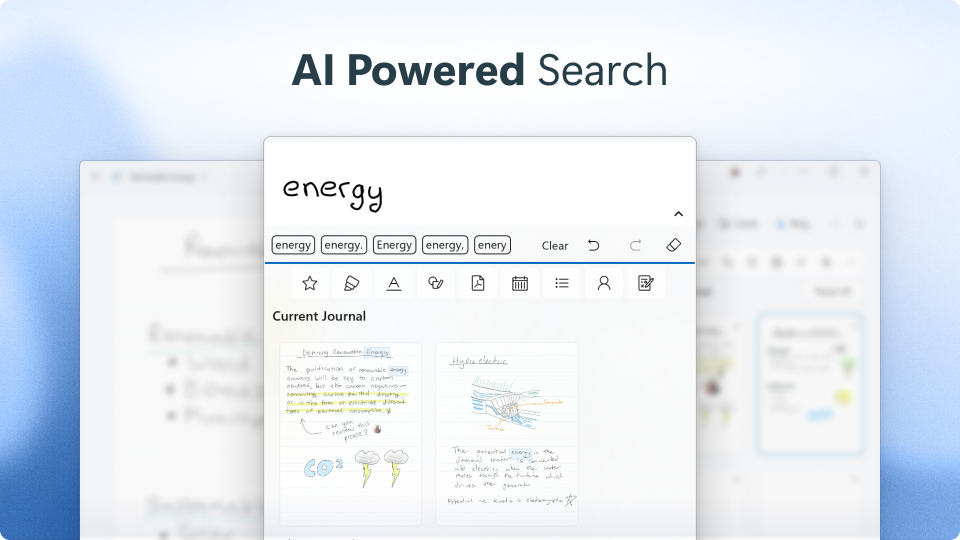 Microsoft Journal screenshot
