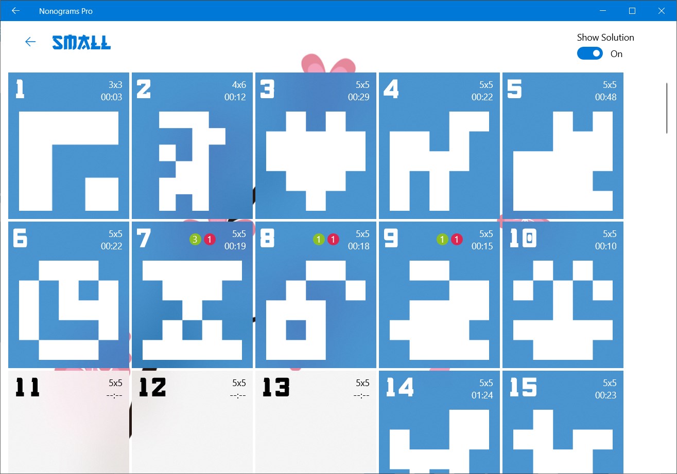 Nonograms Pro screenshot