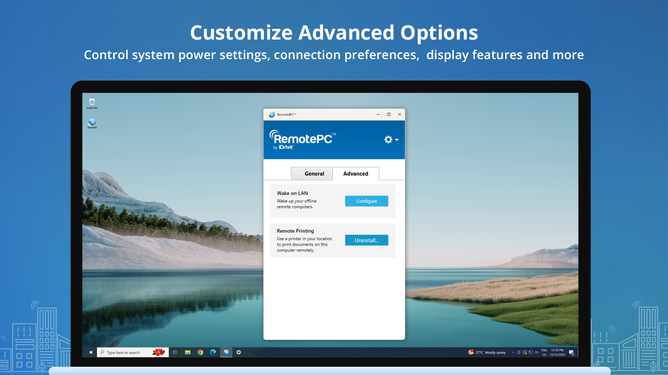 RemotePC Host screenshot